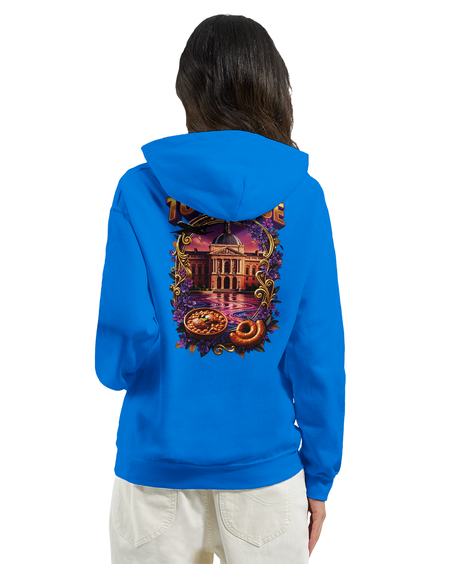Unisex-Kapuzenpullover Toulouse Stadt Frankreich klassisch | Gildan® 18500