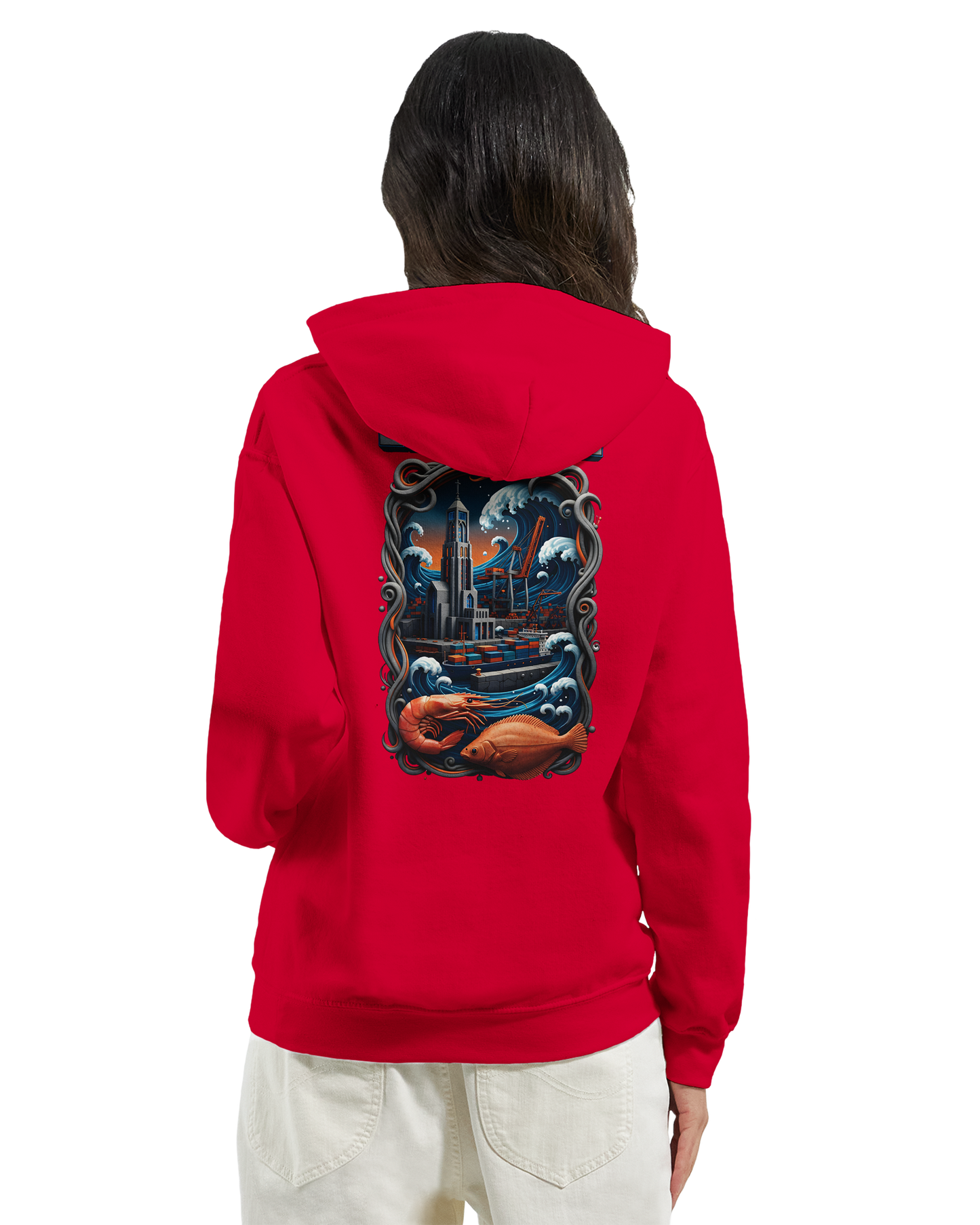 Sweat à capuche unisexe Le Havre