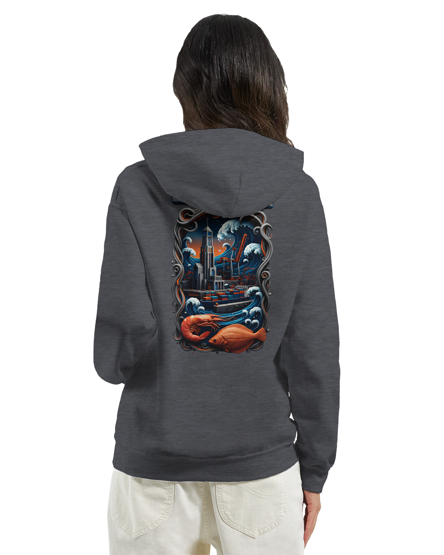 Sweat à capuche unisexe Le Havre