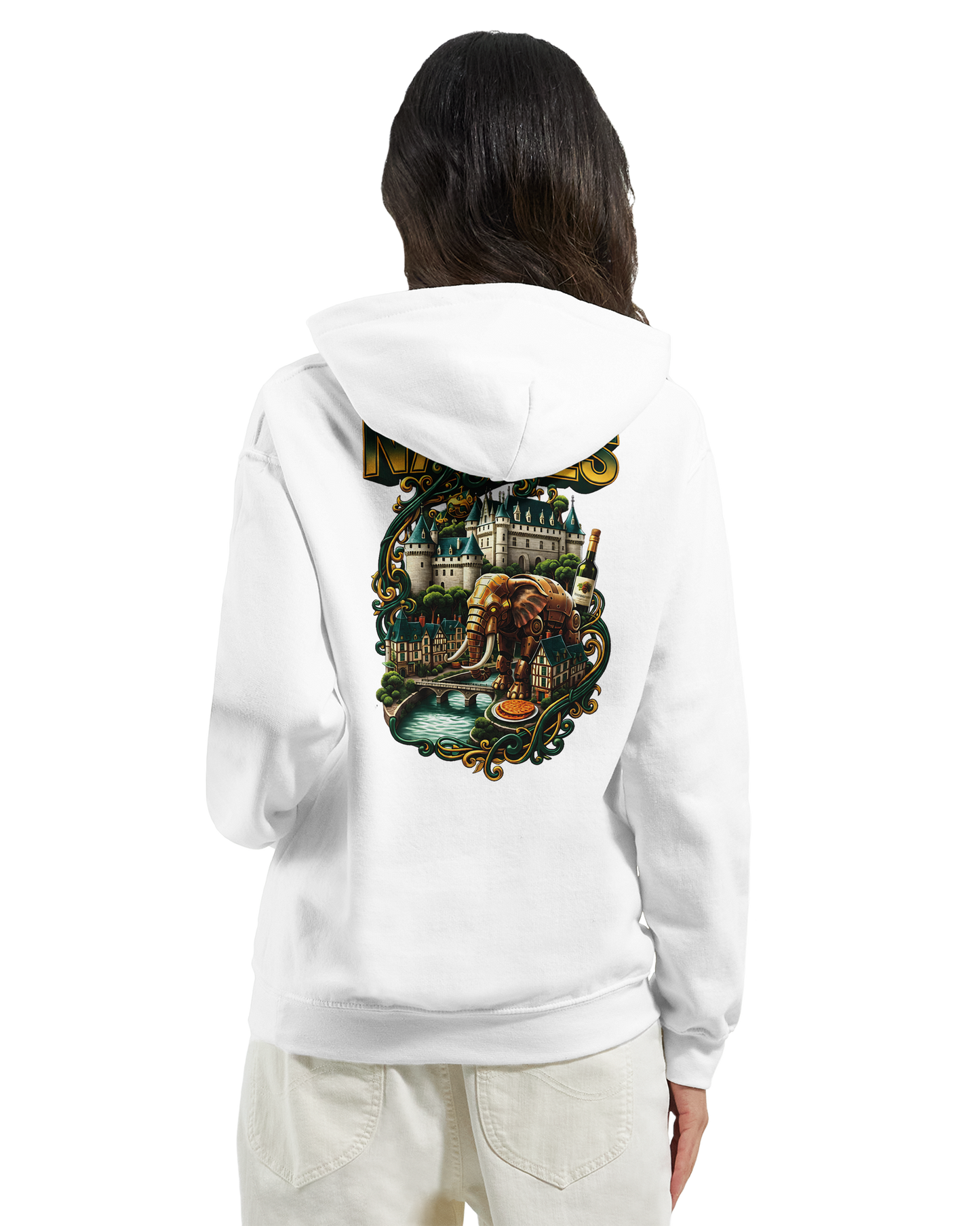 Unisex-Kapuzenpullover Nantes Stadt Frankreich klassisch | Gildan® 18500