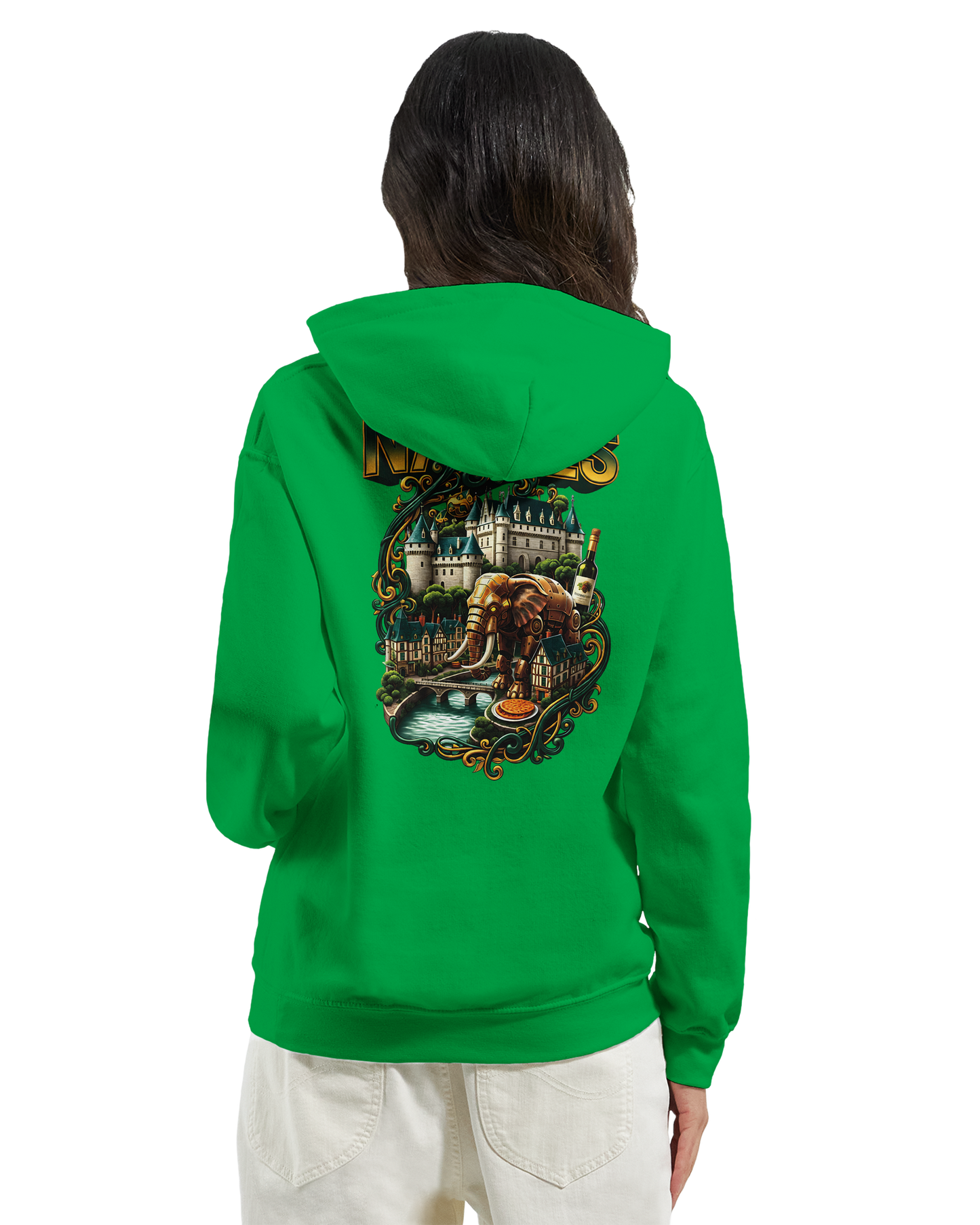 Unisex-Kapuzenpullover Nantes Stadt Frankreich klassisch | Gildan® 18500