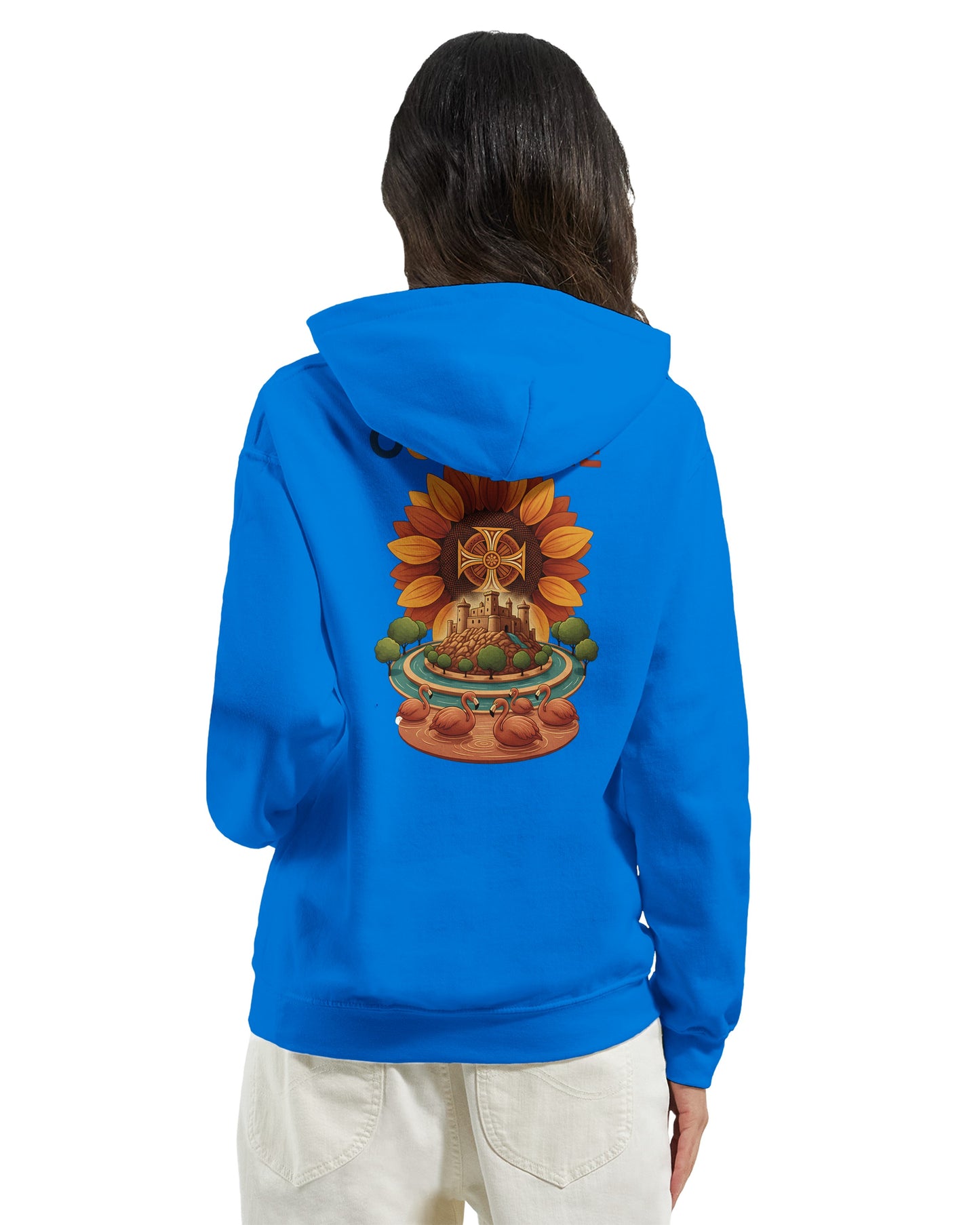 Klassischer Unisex-Kapuzenpullover Okzitanien | Gildan® 18500