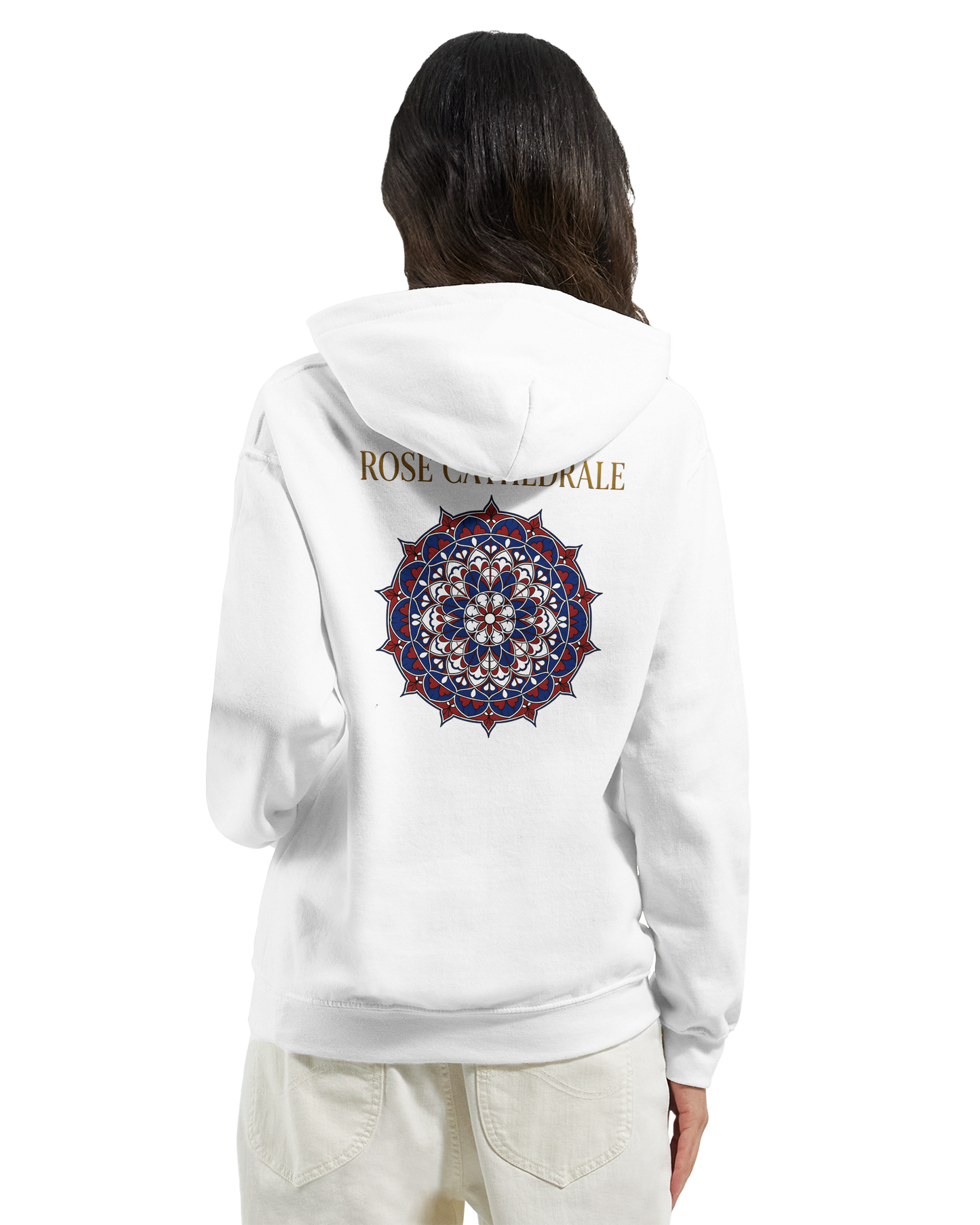 Rosa Kapuzenpullover für Damen Kathedrale Klassisch | Gildan® 18500