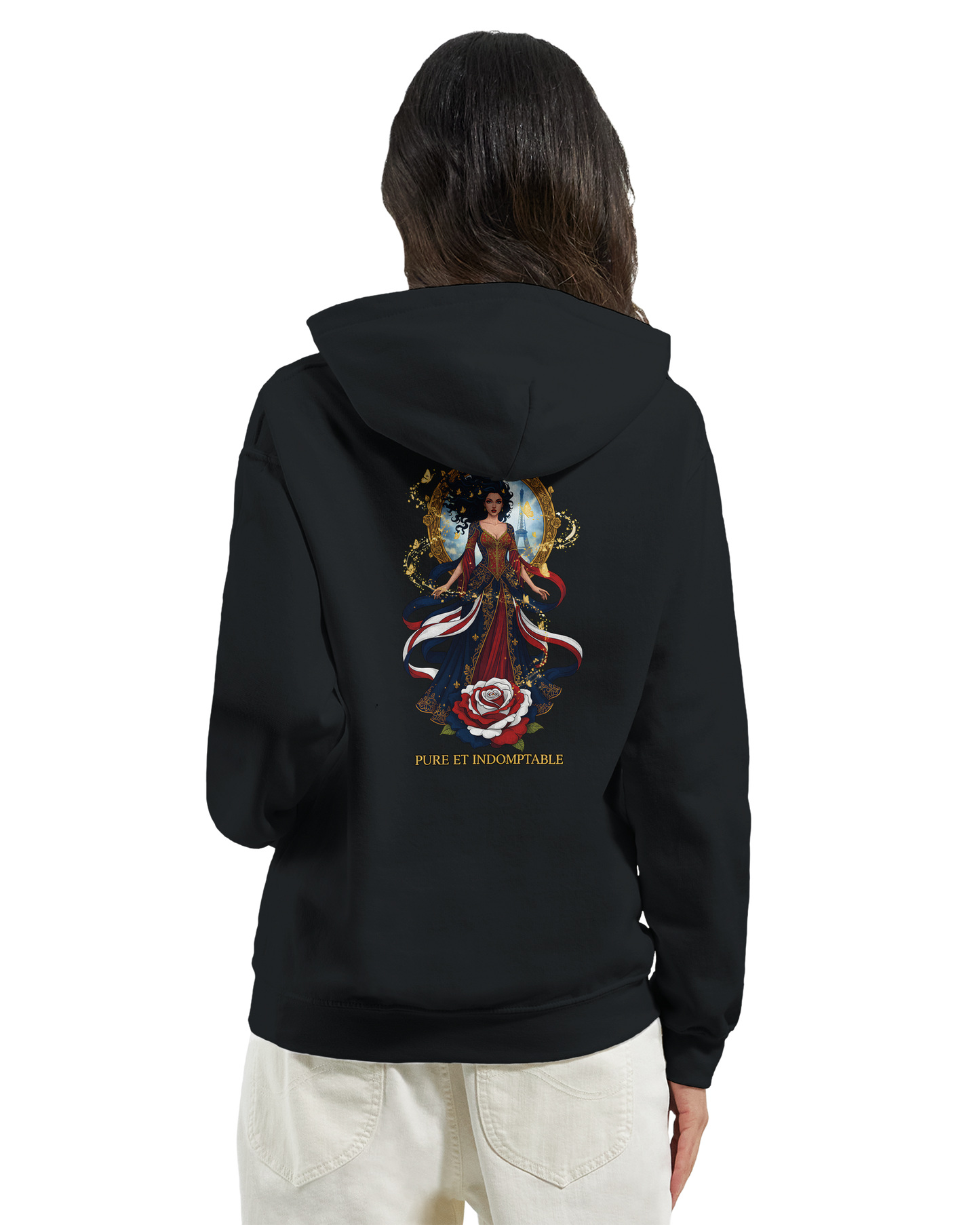 - Kapuzenpullover Damen French Style klassisch l'âme de France | Gildan® 18500