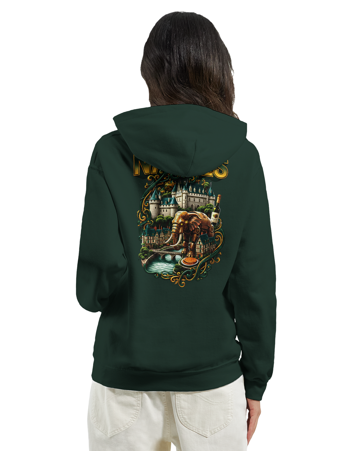 Unisex-Kapuzenpullover Nantes Stadt Frankreich klassisch | Gildan® 18500