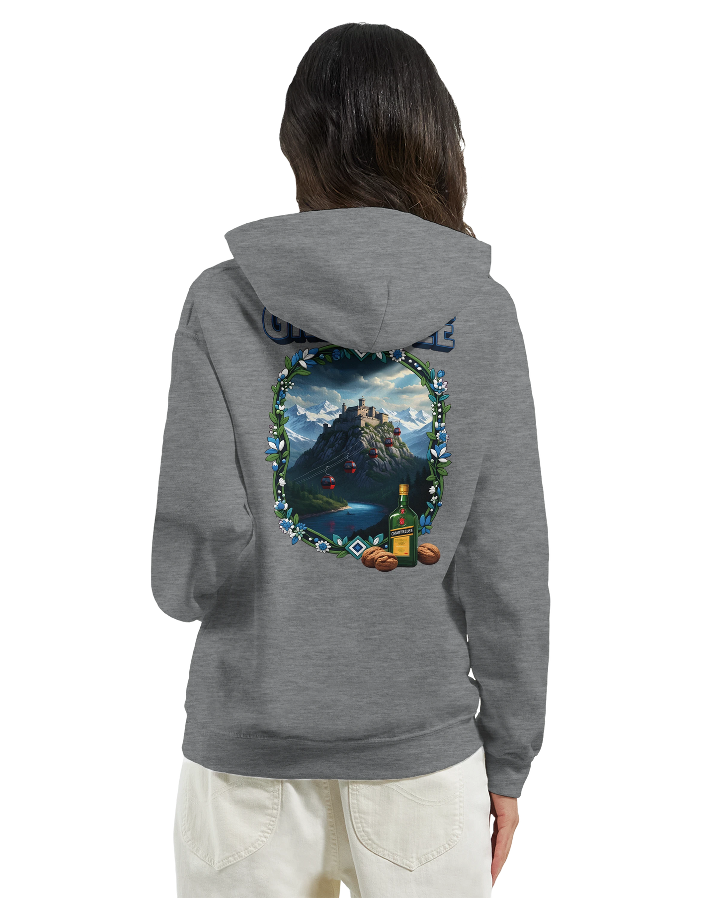 Kapuzenpullover Grenoble Stadt in Frankreich Unisex Classic | Gildan® 18500