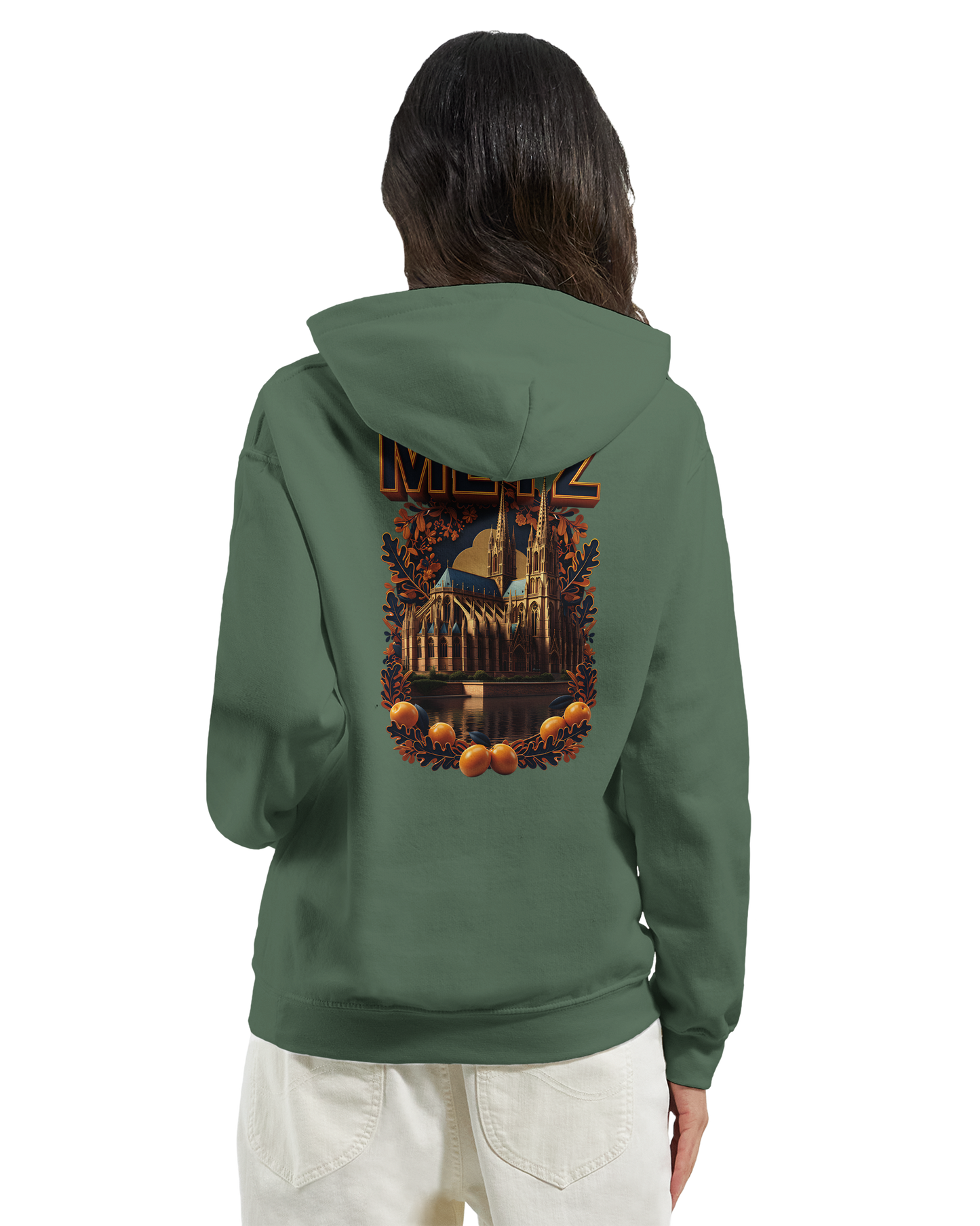 Unisex-Hoodie Metz Stadt Frankreich klassisch | Gildan® 18500