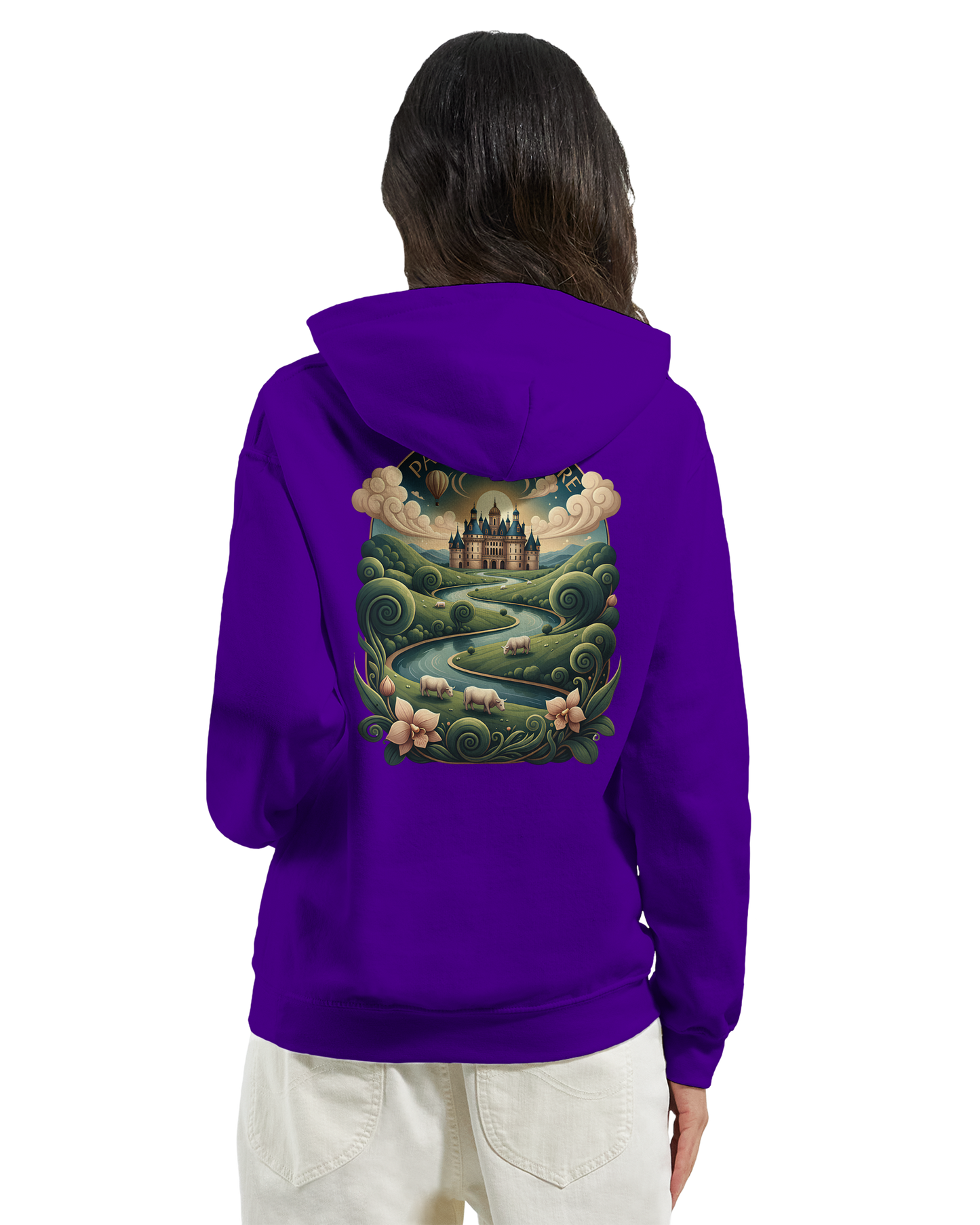 Klassischer Unisex-Kapuzenpullover Pays de la Loire | Gildan® 18500