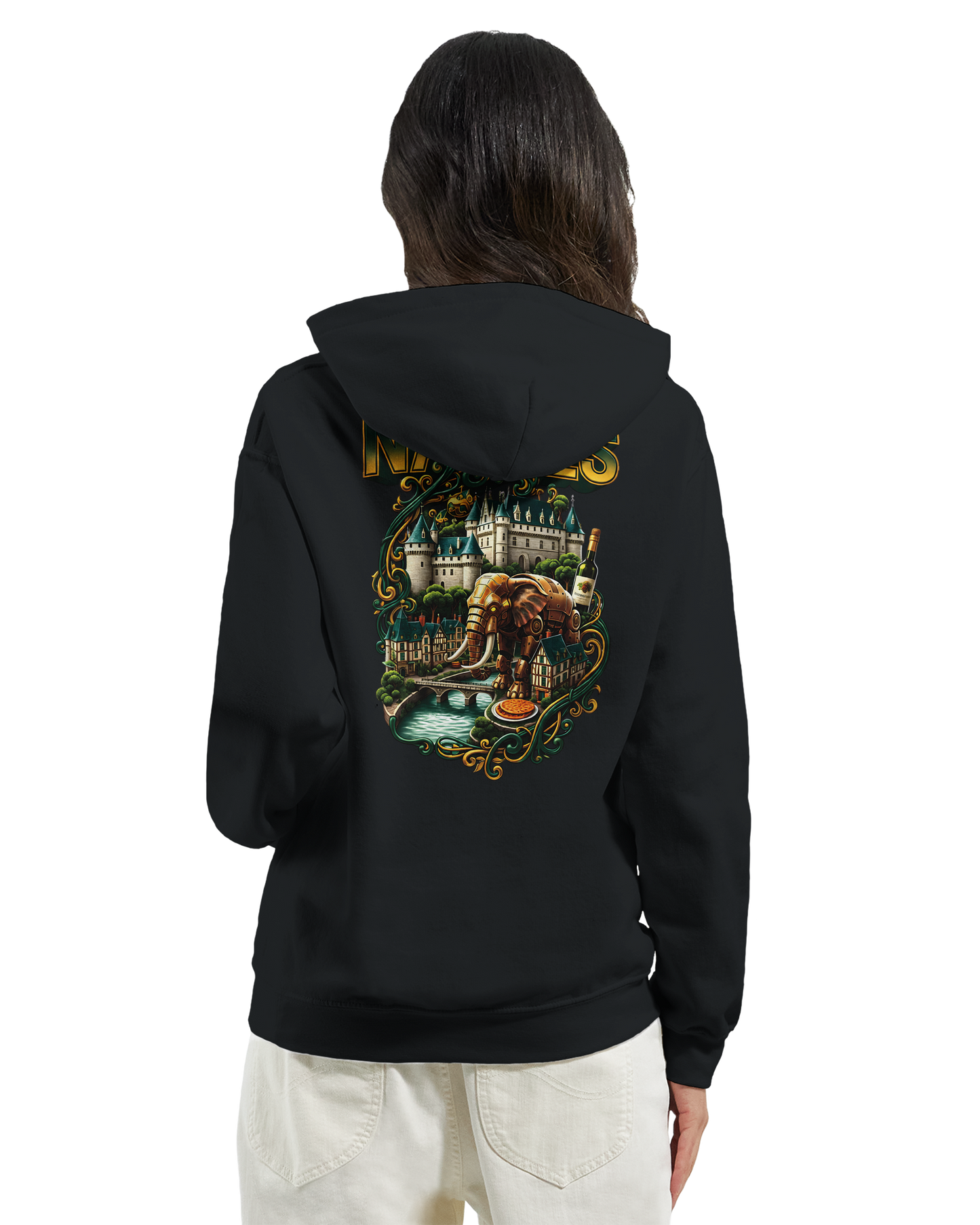 Unisex-Kapuzenpullover Nantes Stadt Frankreich klassisch | Gildan® 18500