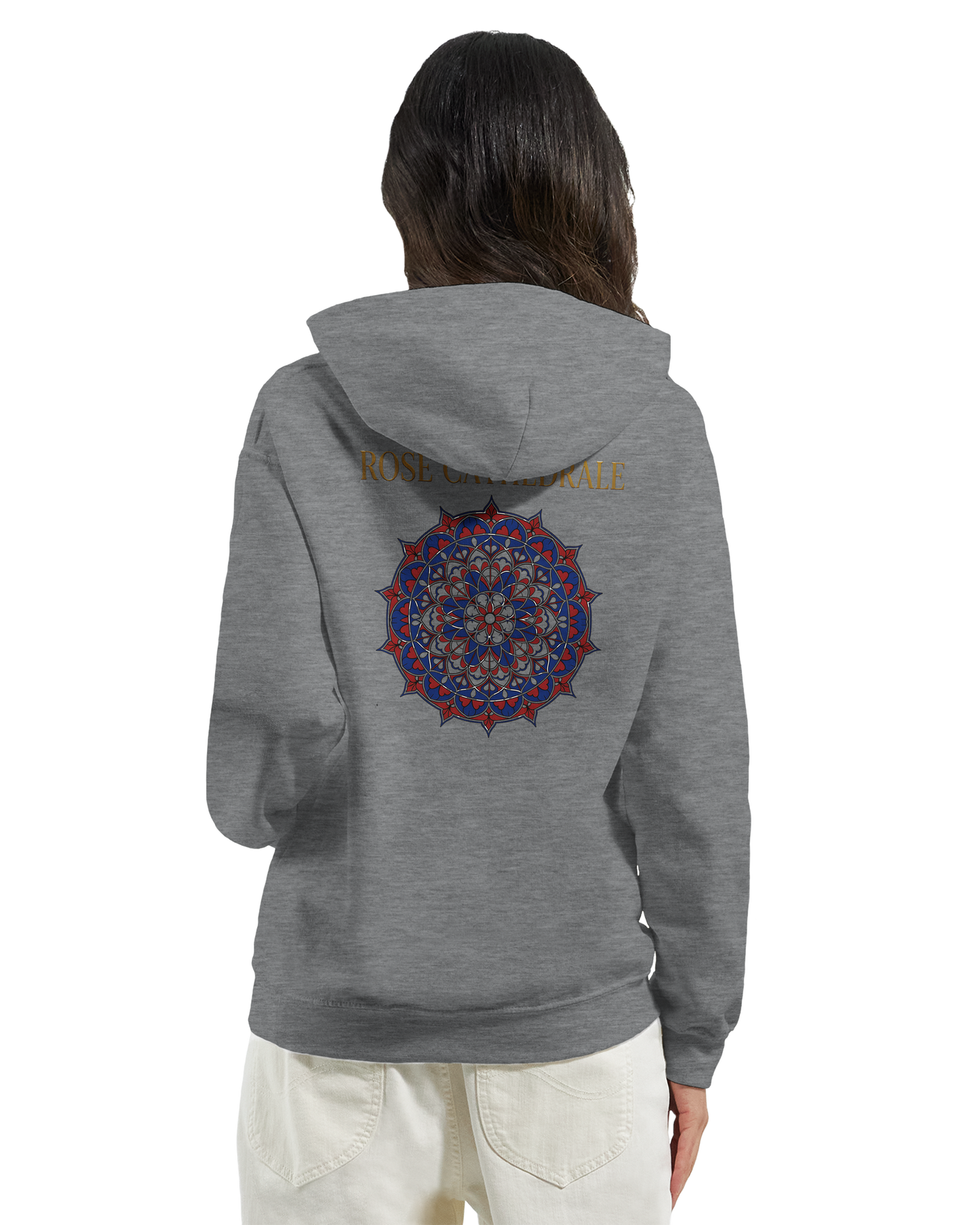 Rosa Kapuzenpullover für Damen Kathedrale Klassisch | Gildan® 18500