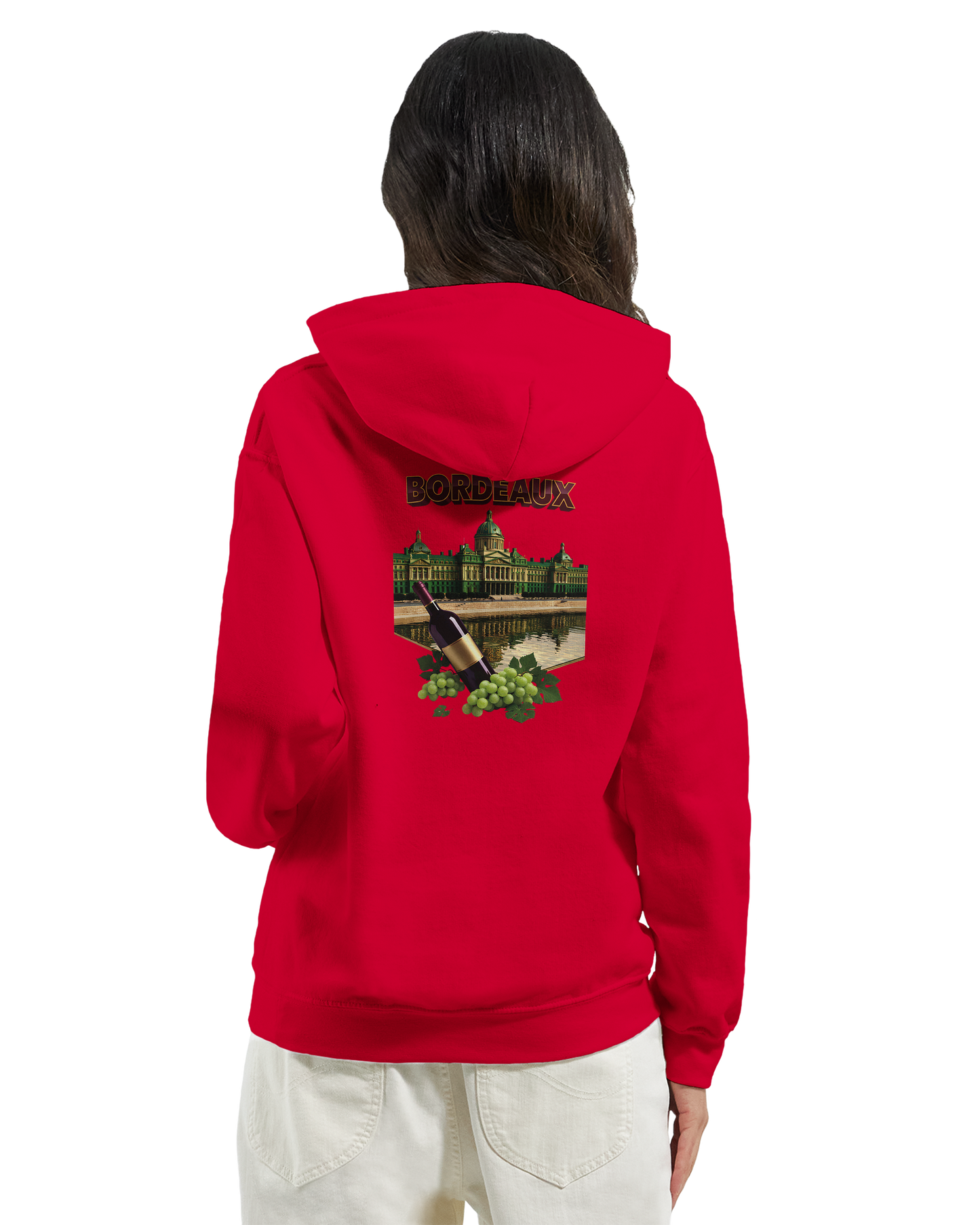 Unisex-Hoodie Bordeaux Stadt Frankreich klassisch | Gildan® 18500