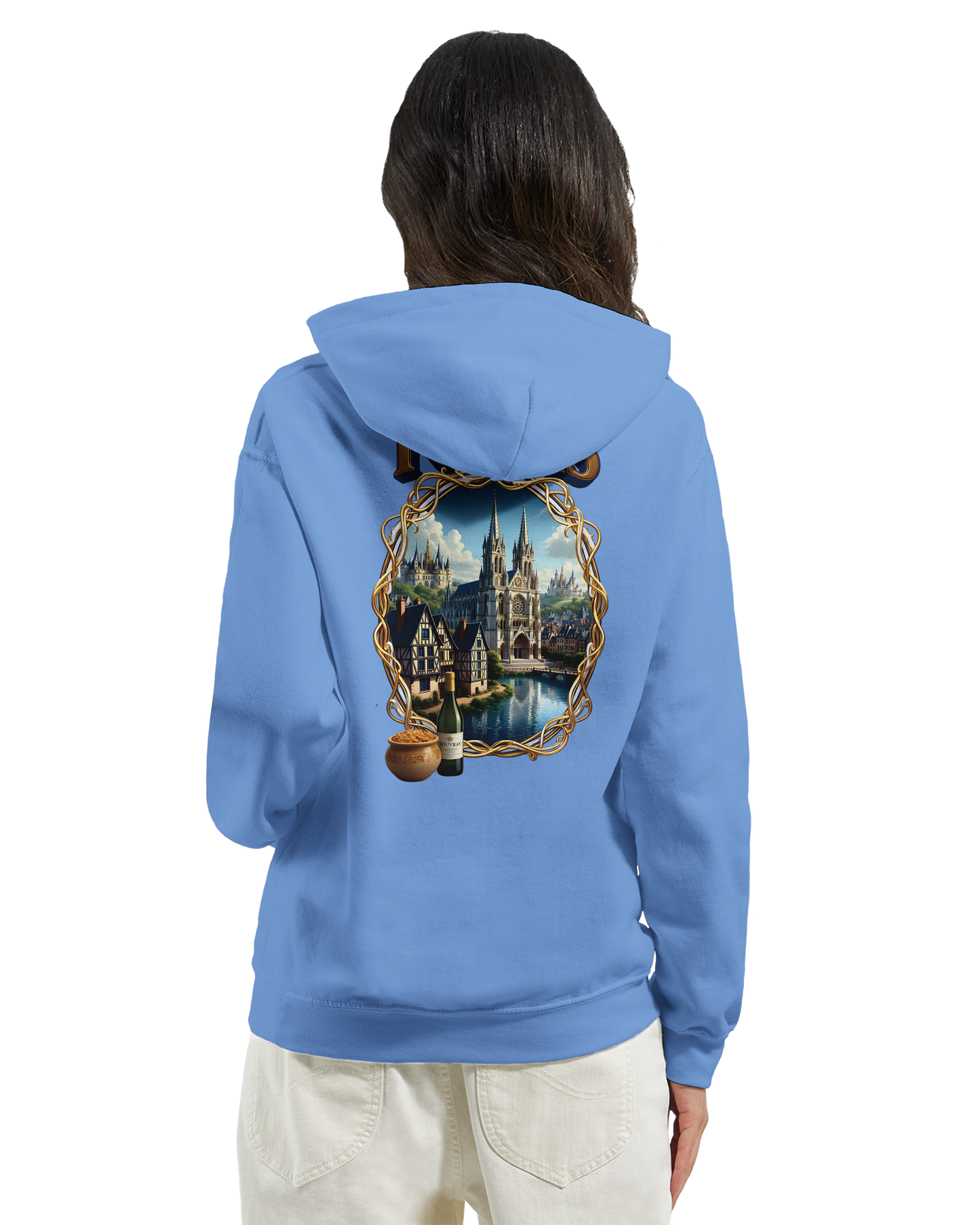 Unisex Tours city of France classic hoodie | Gildan® 18500