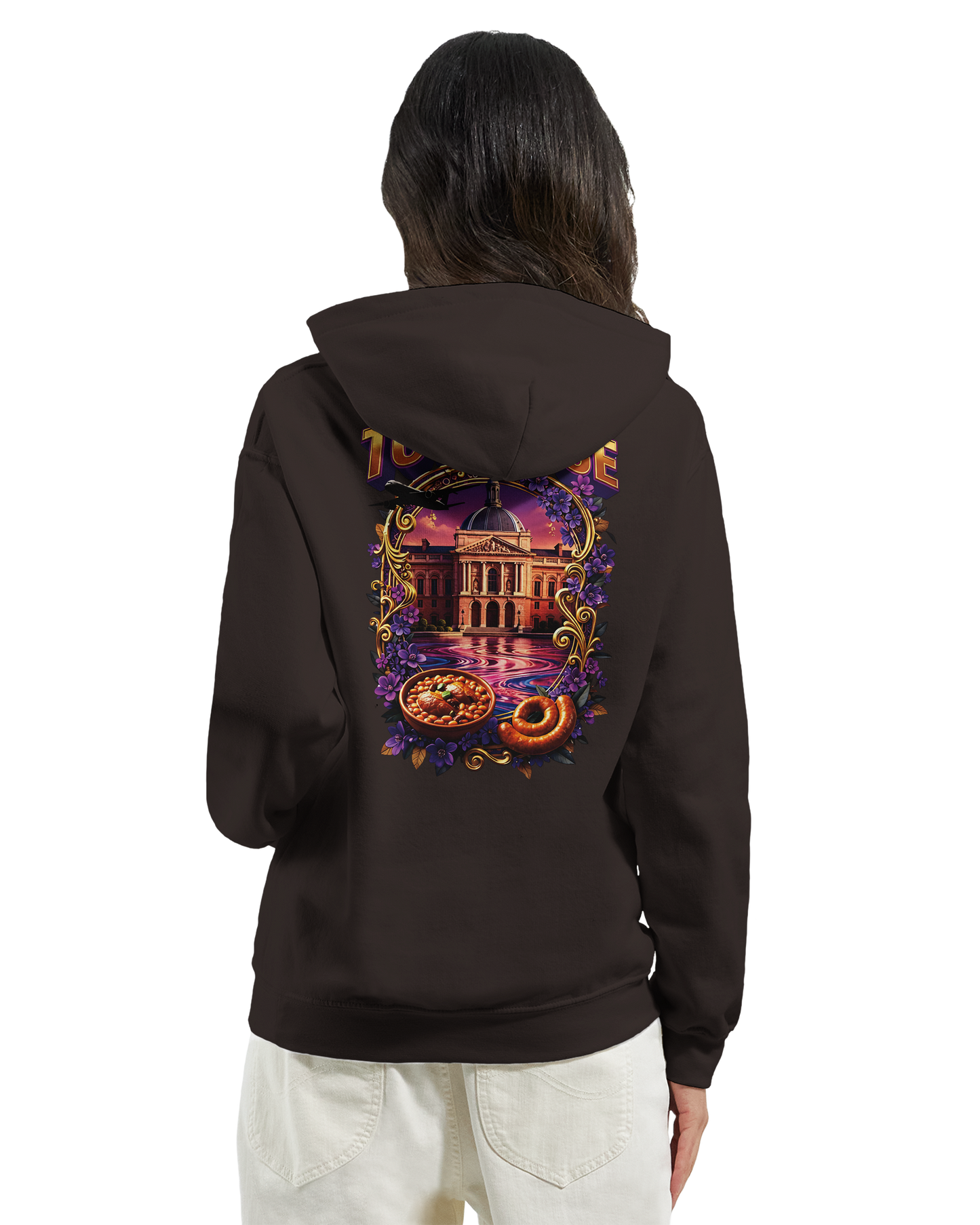 Unisex-Kapuzenpullover Toulouse Stadt Frankreich klassisch | Gildan® 18500