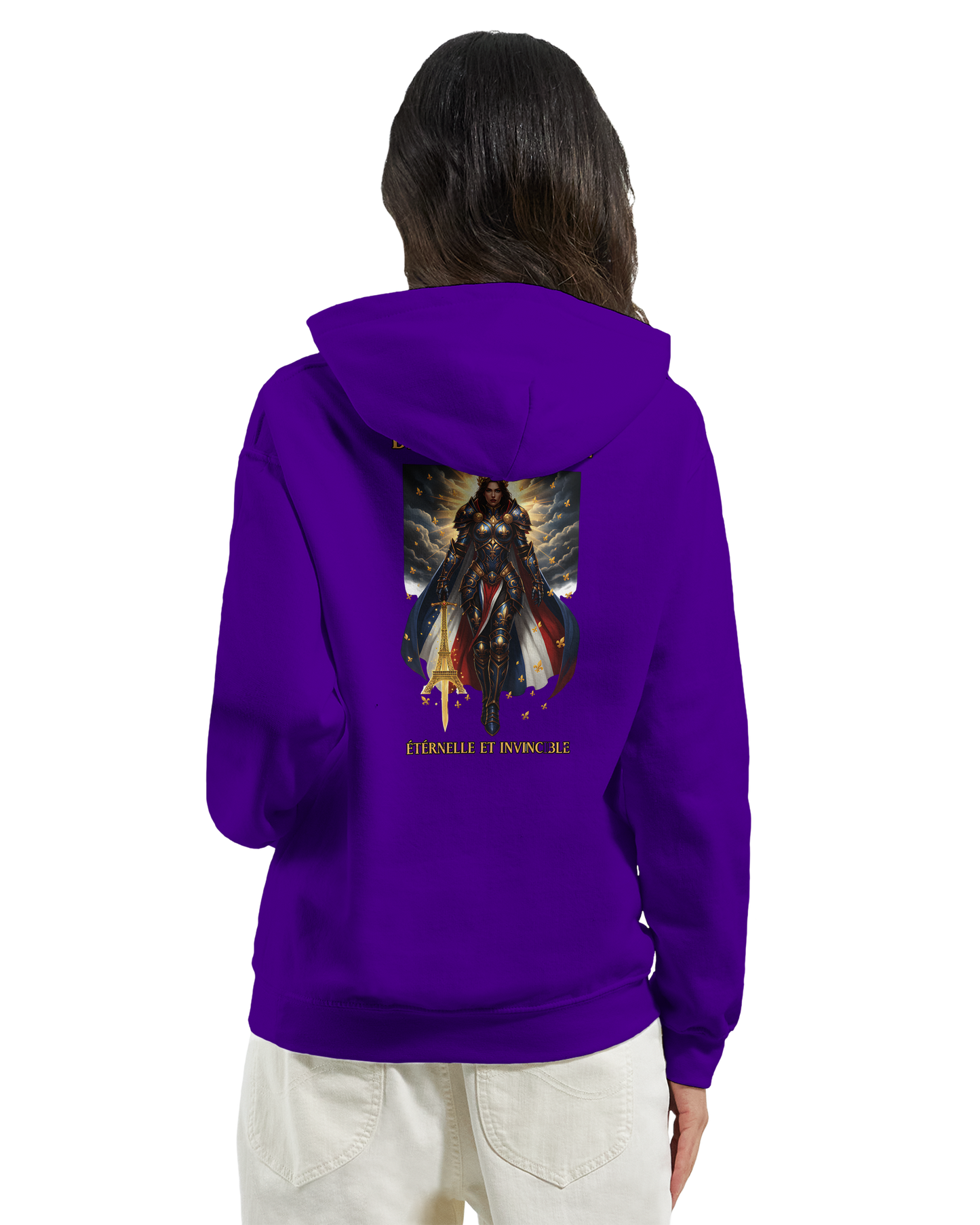 Damen-Kapuzenpullover „French Goddess“ im klassischen French-Stil | Gildan® 18500