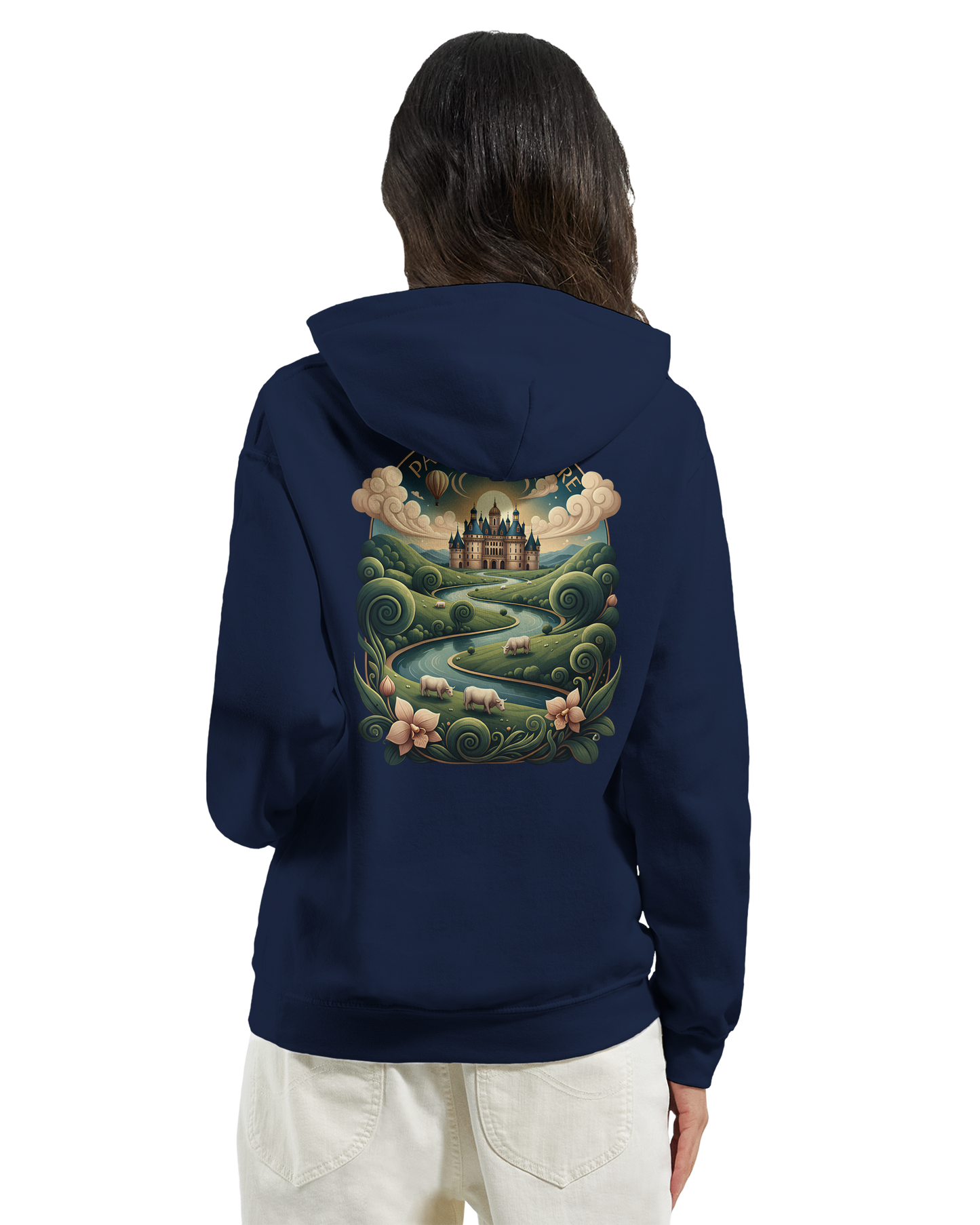 Klassischer Unisex-Kapuzenpullover Pays de la Loire | Gildan® 18500