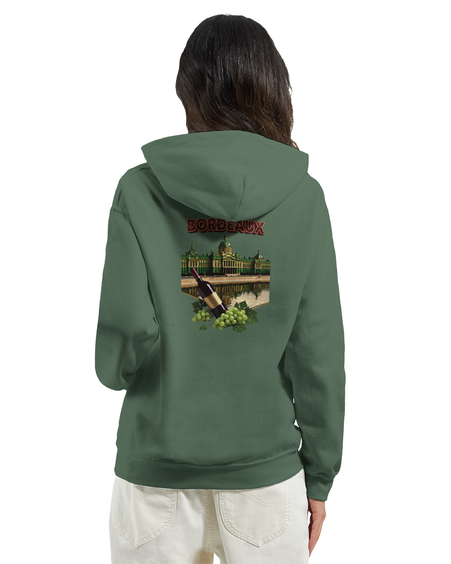 Unisex-Hoodie Bordeaux Stadt Frankreich klassisch | Gildan® 18500