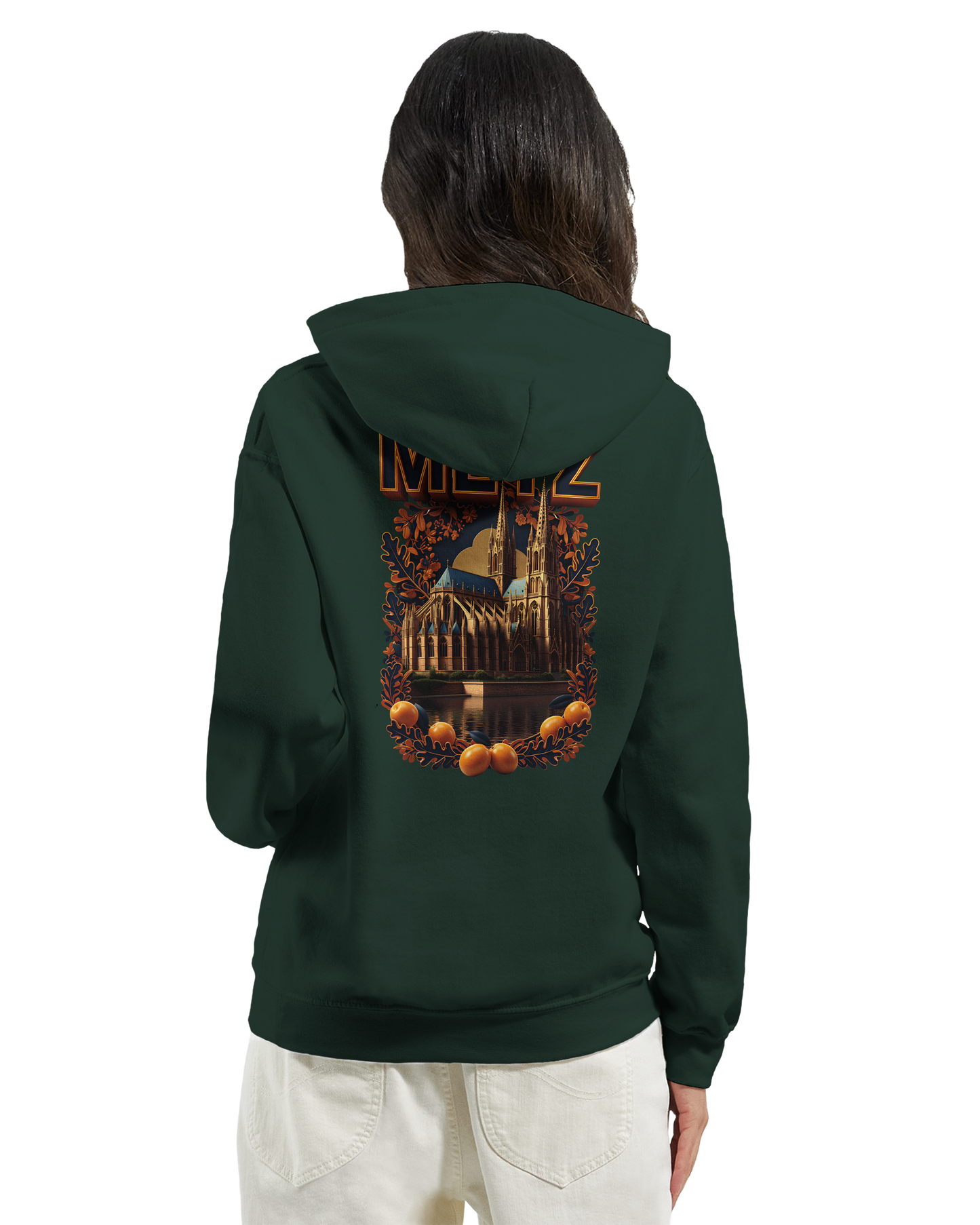 Unisex-Hoodie Metz Stadt Frankreich klassisch | Gildan® 18500