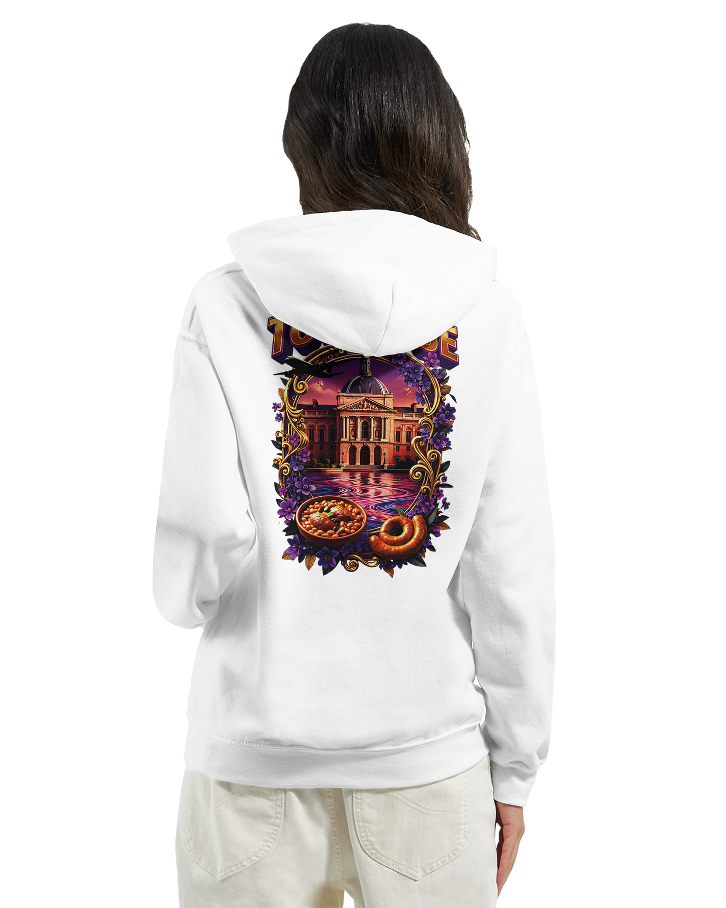 Unisex-Kapuzenpullover Toulouse Stadt Frankreich klassisch | Gildan® 18500