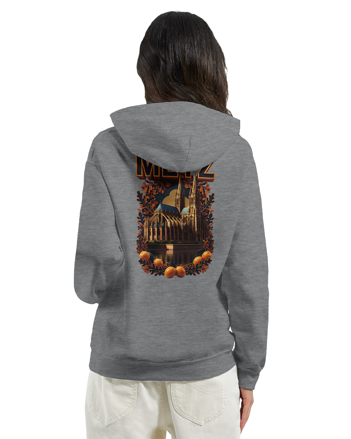 Unisex-Hoodie Metz Stadt Frankreich klassisch | Gildan® 18500