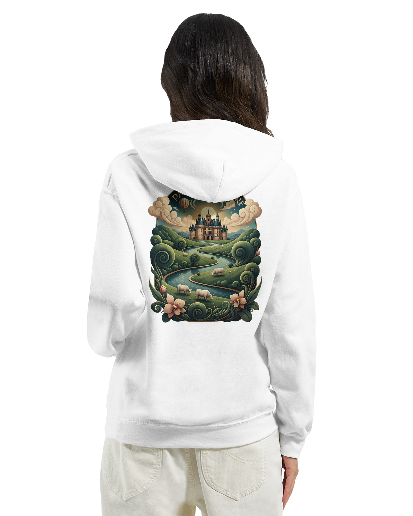 Klassischer Unisex-Kapuzenpullover Pays de la Loire | Gildan® 18500