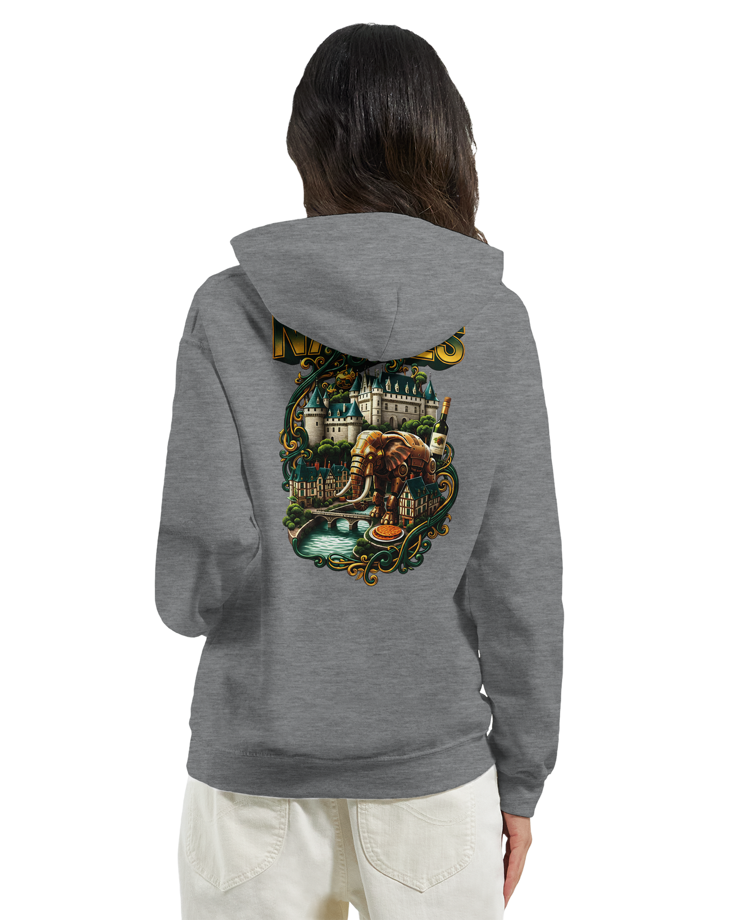Unisex-Kapuzenpullover Nantes Stadt Frankreich klassisch | Gildan® 18500