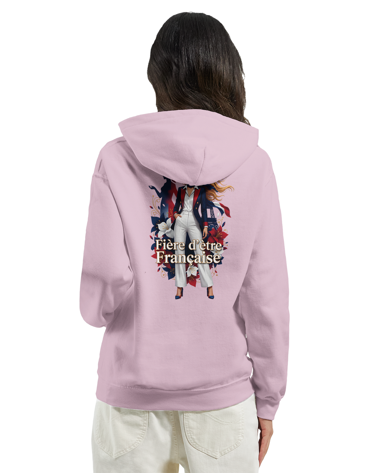 Sweat à capuche fière d'être française   – Doux, chaud et confortable pour l'hiver