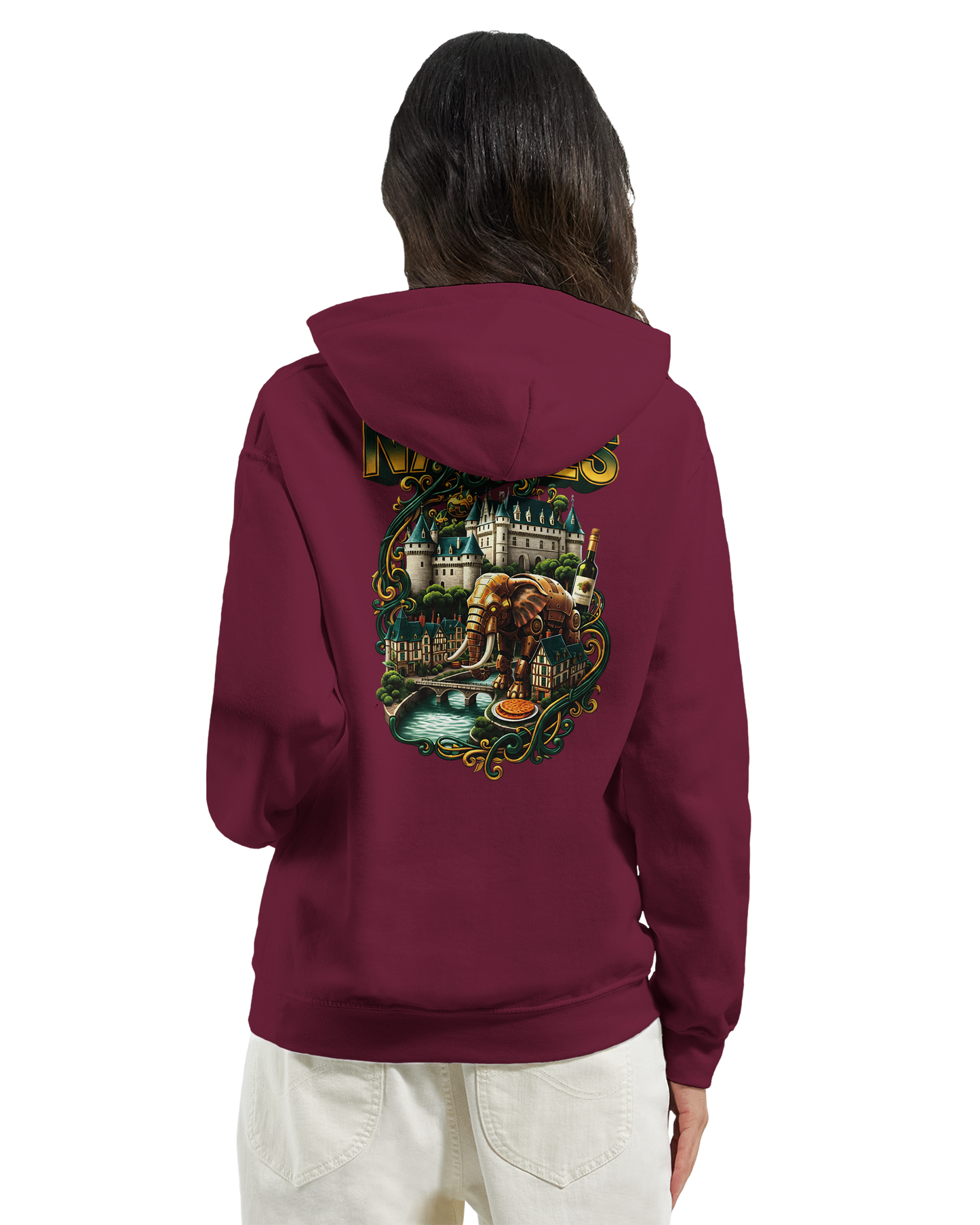 Unisex-Kapuzenpullover Nantes Stadt Frankreich klassisch | Gildan® 18500