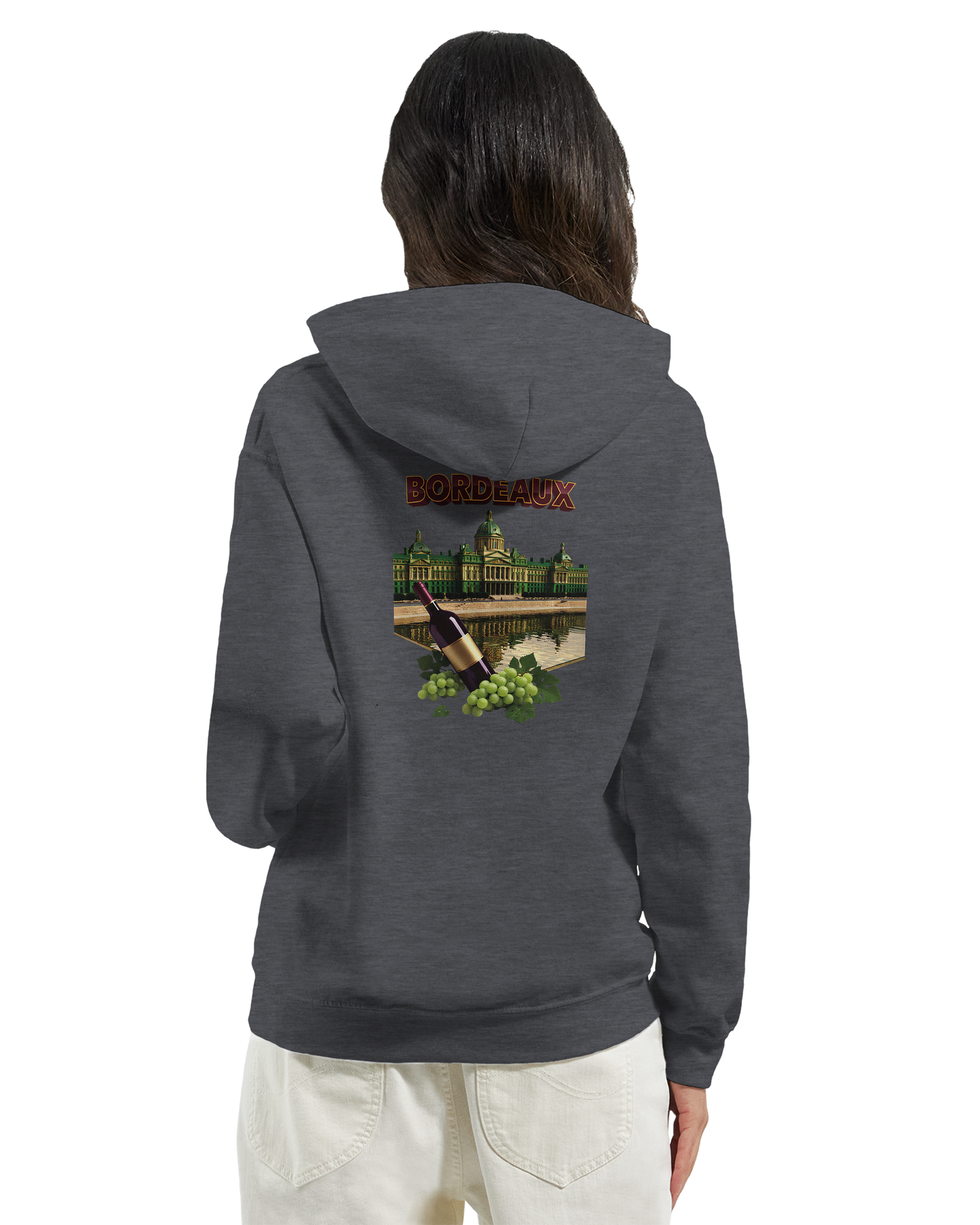 Unisex-Hoodie Bordeaux Stadt Frankreich klassisch | Gildan® 18500
