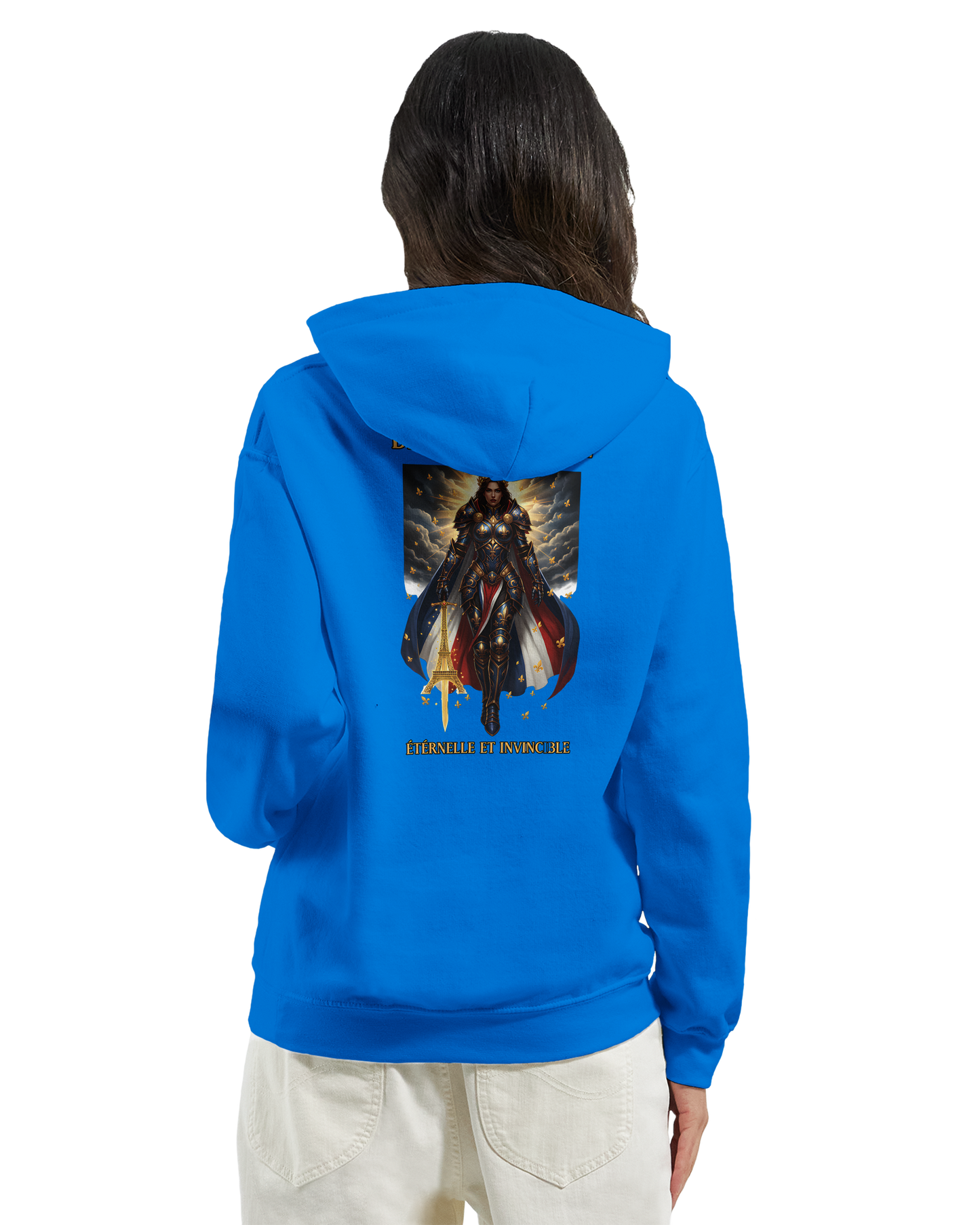 Damen-Kapuzenpullover „French Goddess“ im klassischen French-Stil | Gildan® 18500