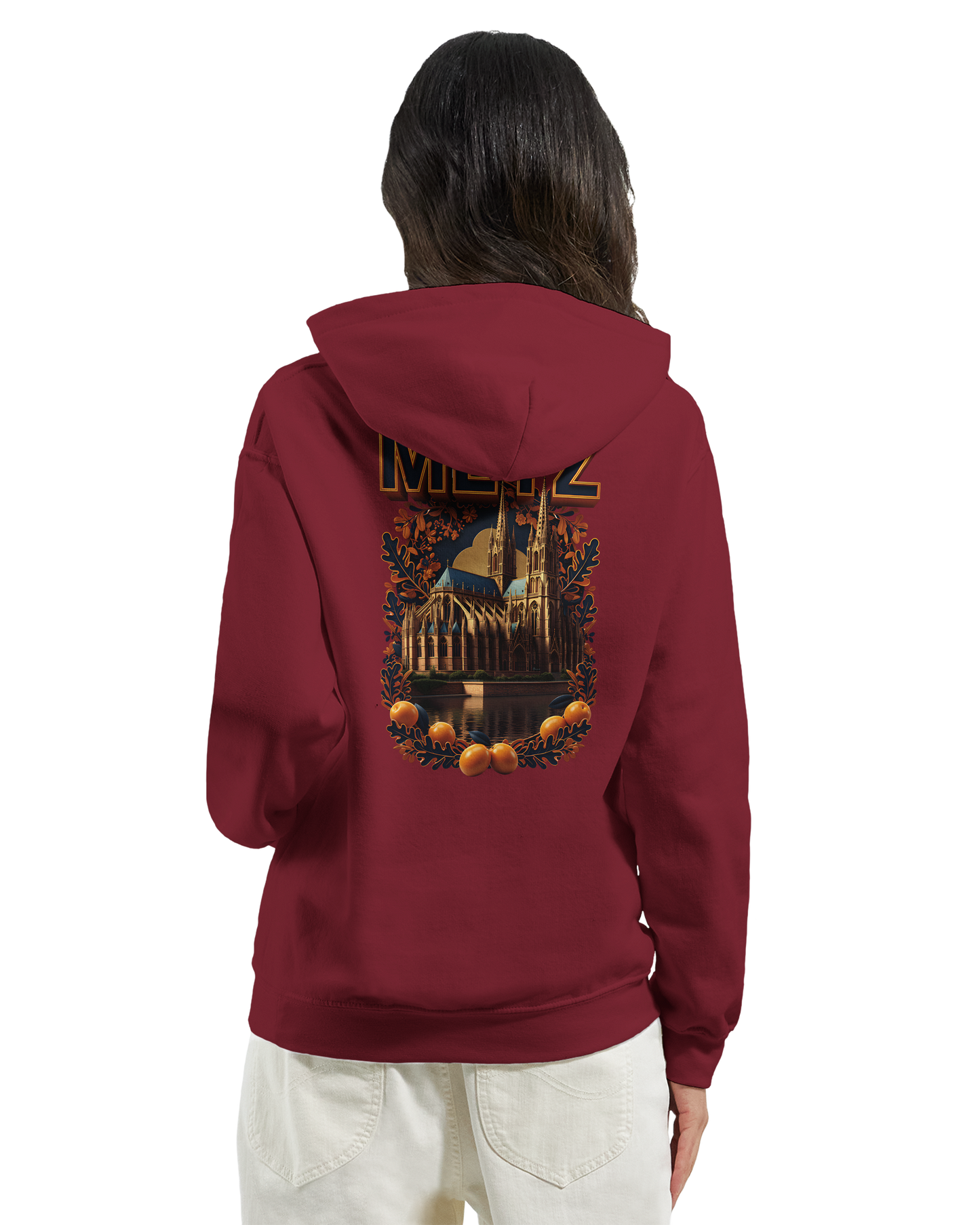 Unisex-Hoodie Metz Stadt Frankreich klassisch | Gildan® 18500