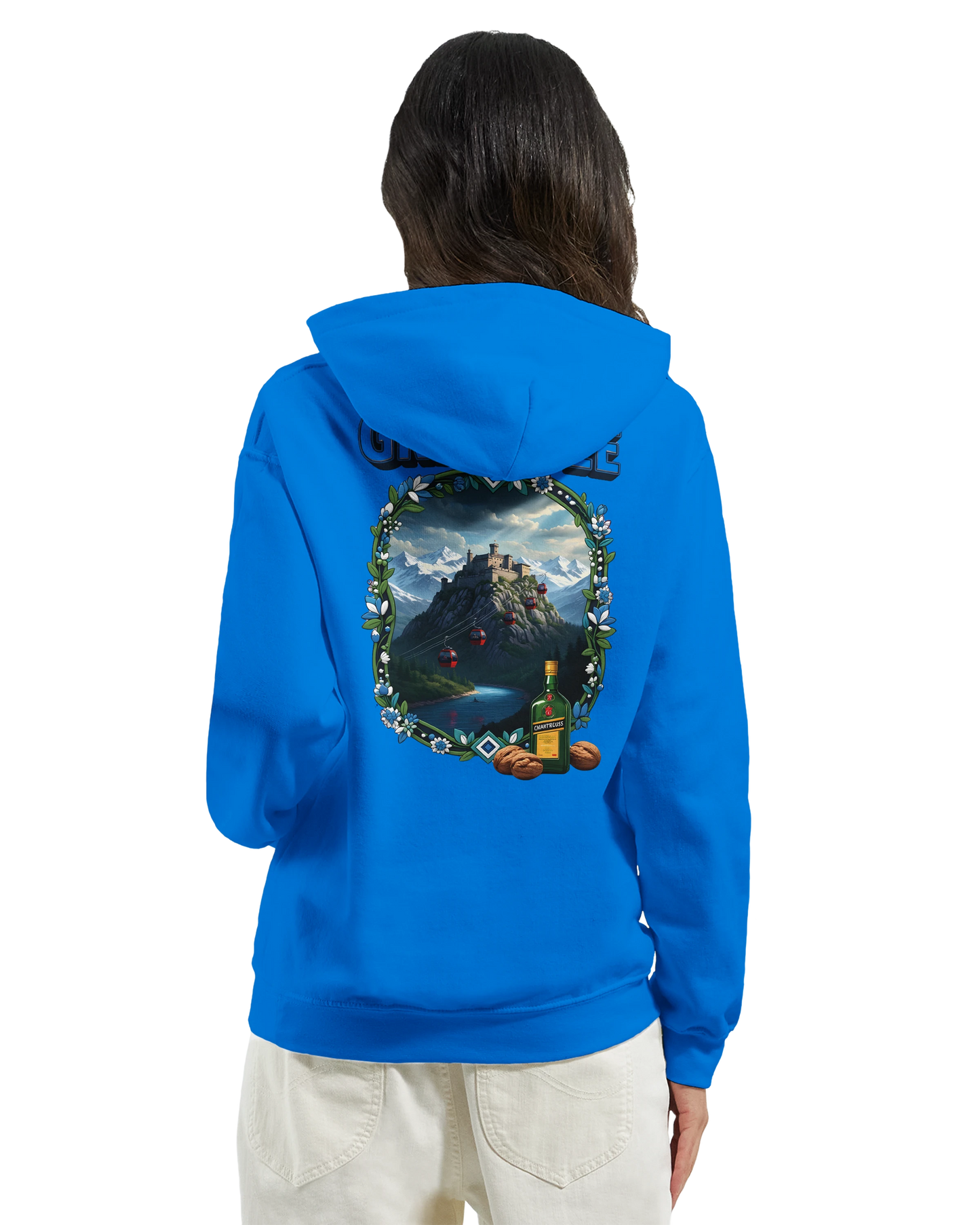 Kapuzenpullover Grenoble Stadt in Frankreich Unisex Classic | Gildan® 18500
