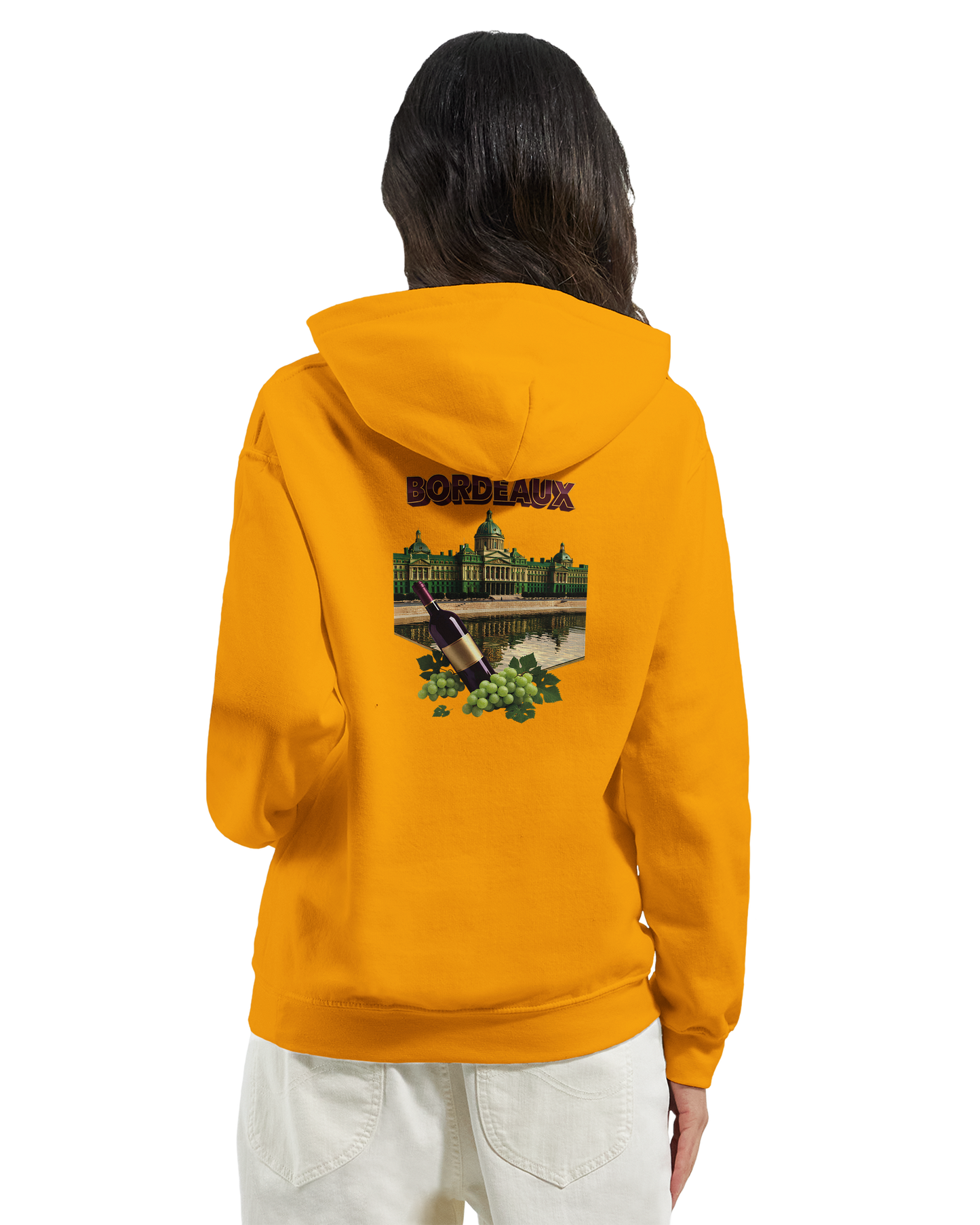 Unisex-Hoodie Bordeaux Stadt Frankreich klassisch | Gildan® 18500
