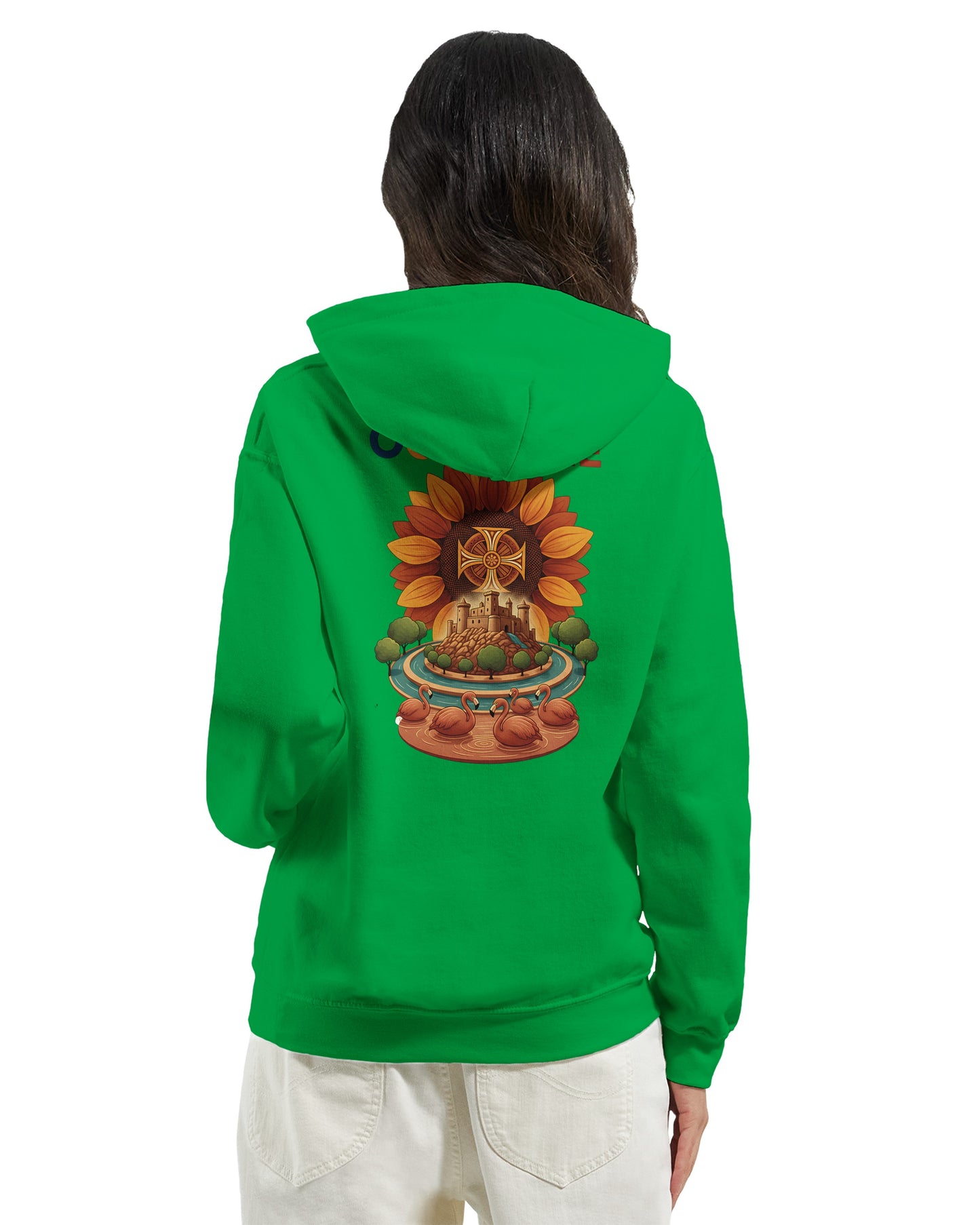 Klassischer Unisex-Kapuzenpullover Okzitanien | Gildan® 18500