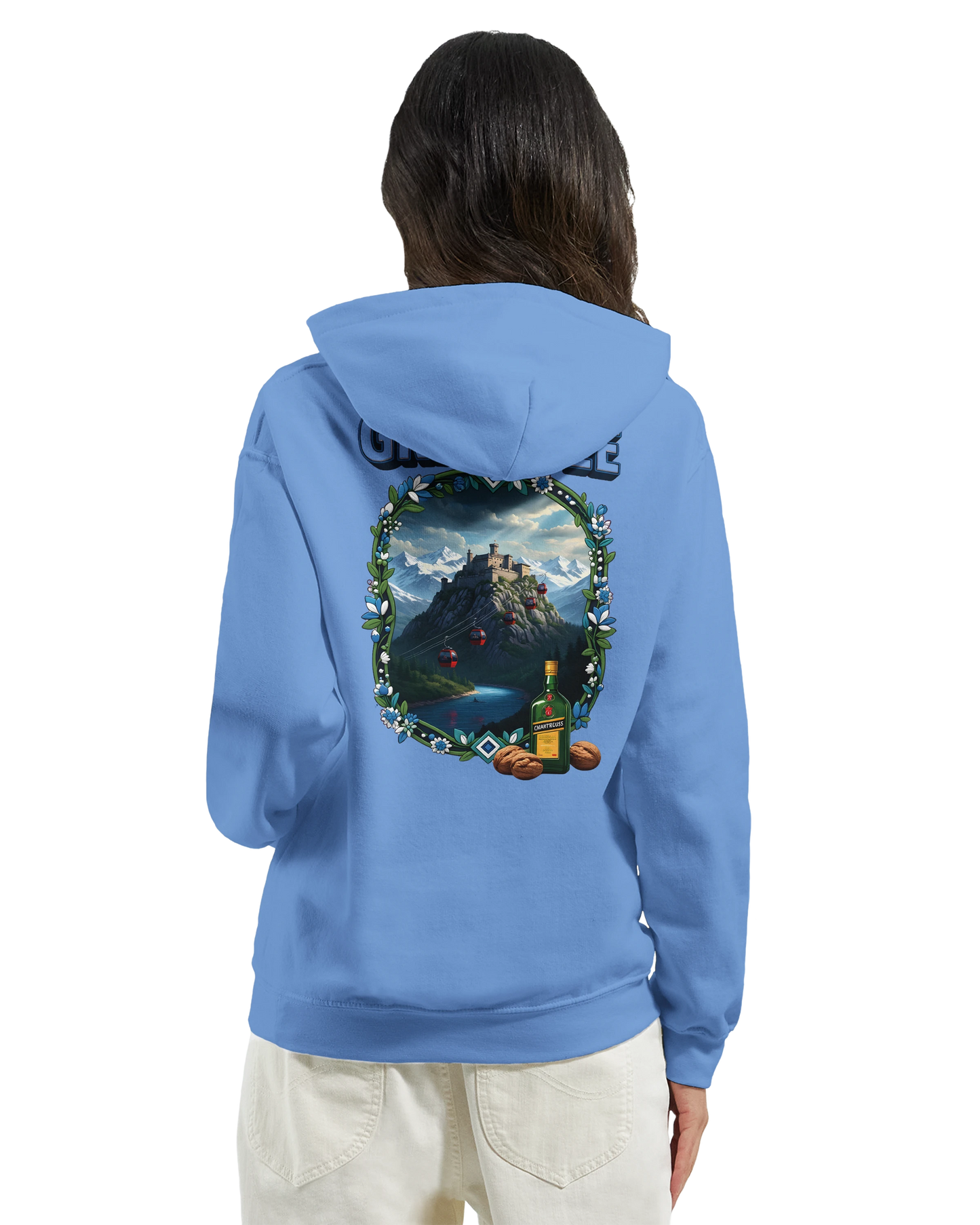 Kapuzenpullover Grenoble Stadt in Frankreich Unisex Classic | Gildan® 18500