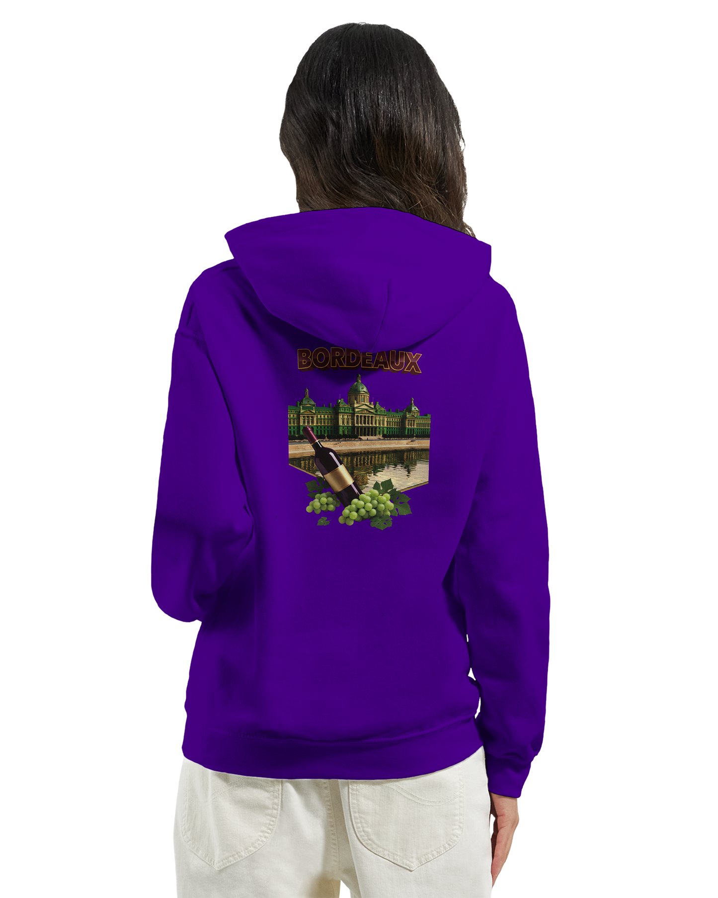 Unisex-Hoodie Bordeaux Stadt Frankreich klassisch | Gildan® 18500