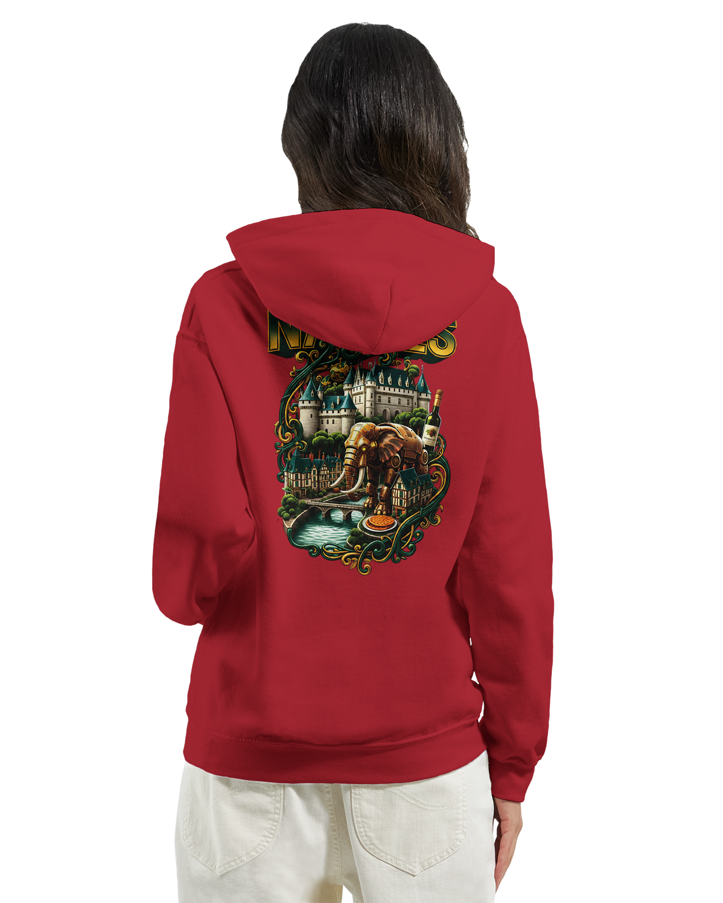 Unisex-Kapuzenpullover Nantes Stadt Frankreich klassisch | Gildan® 18500