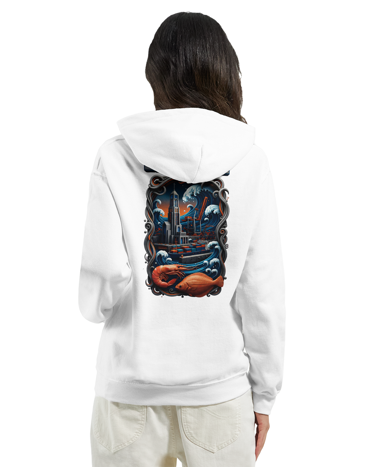 Sweat à capuche unisexe Le Havre