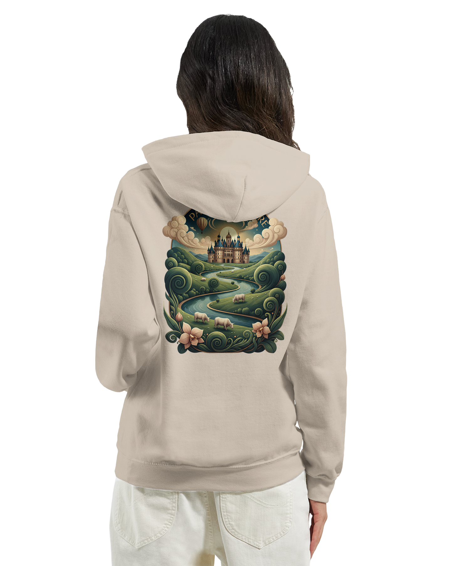 Klassischer Unisex-Kapuzenpullover Pays de la Loire | Gildan® 18500