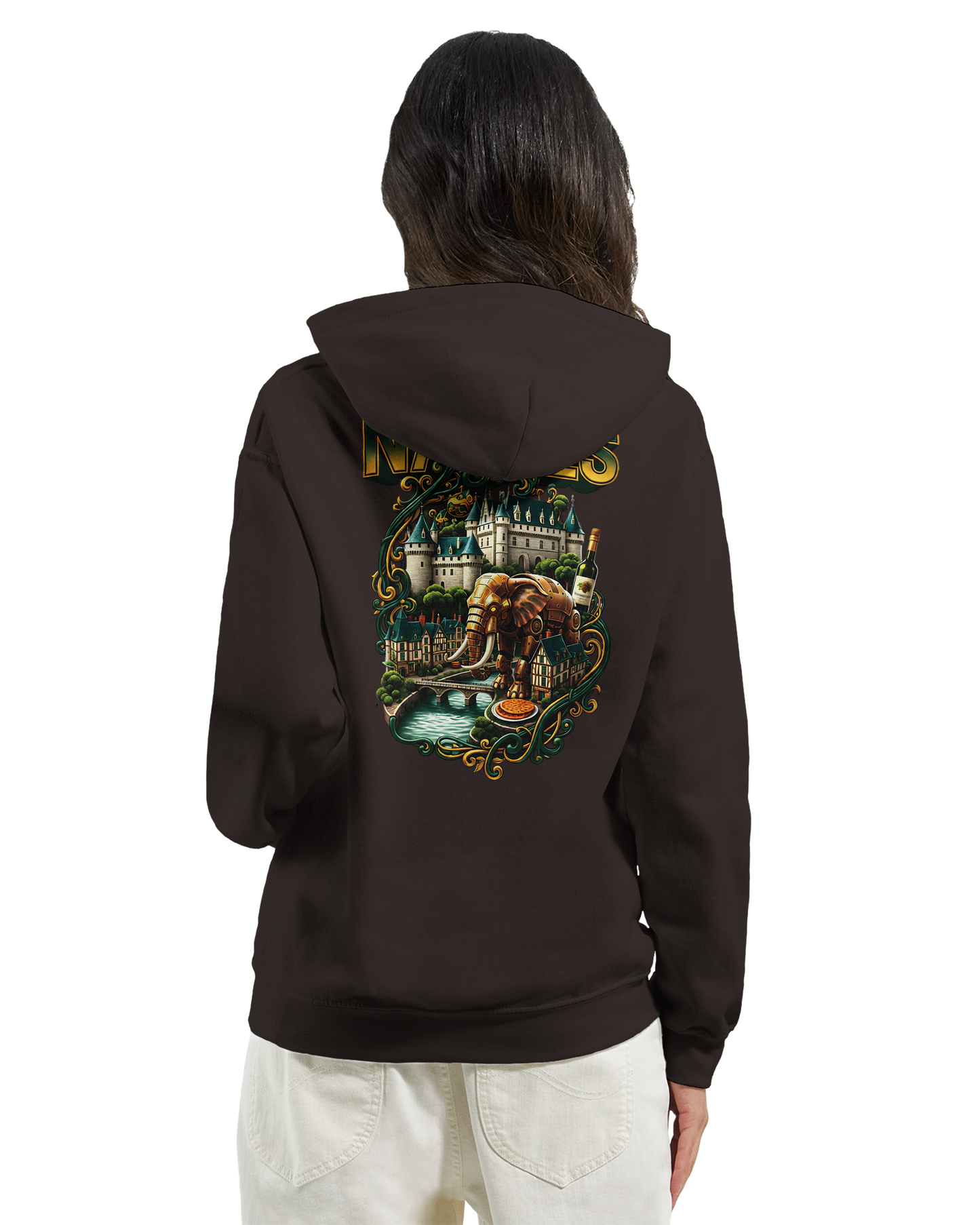 Unisex-Kapuzenpullover Nantes Stadt Frankreich klassisch | Gildan® 18500