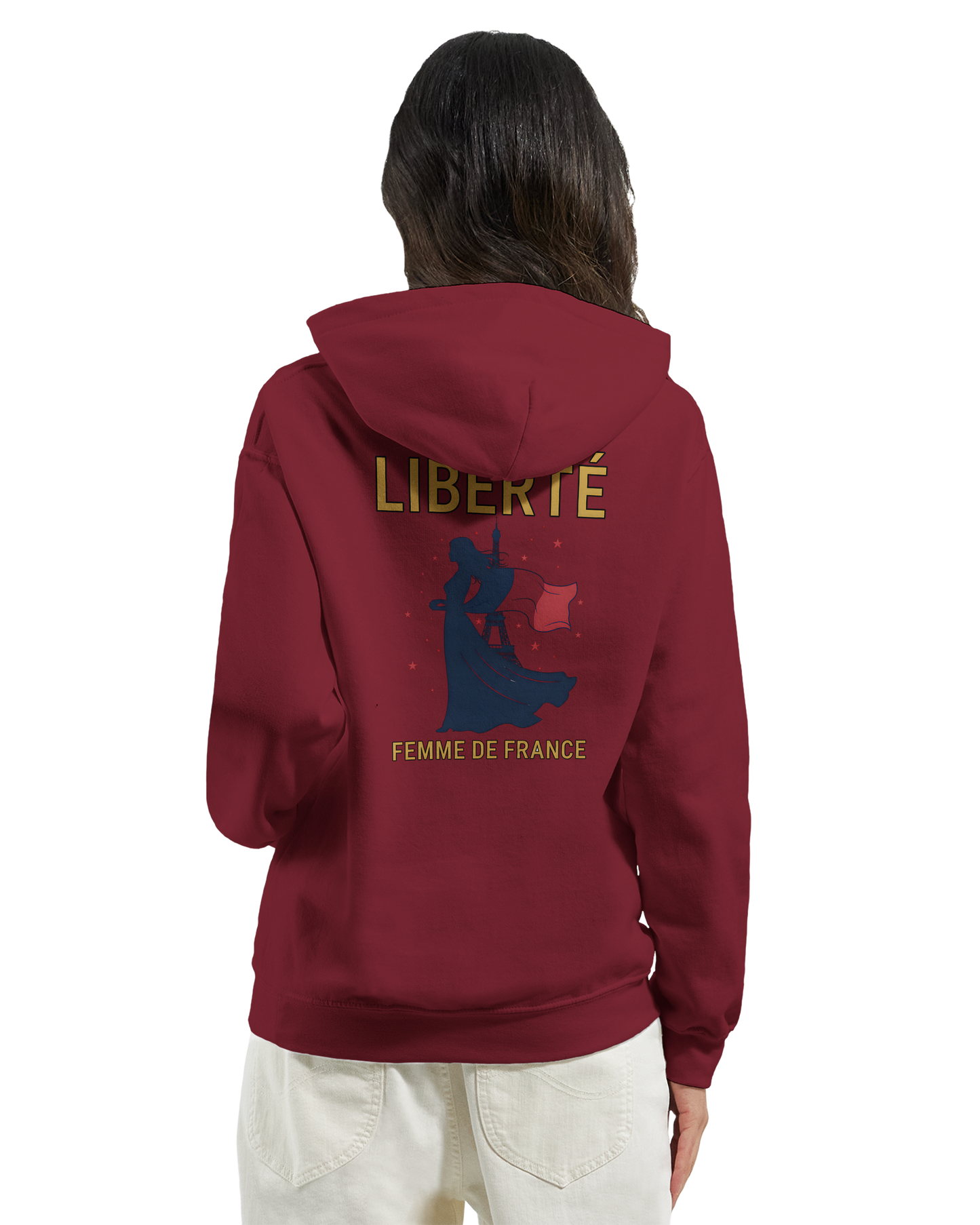 Kapuzenpullover Freiheit Damen French Classic Stil | Gildan® 18500