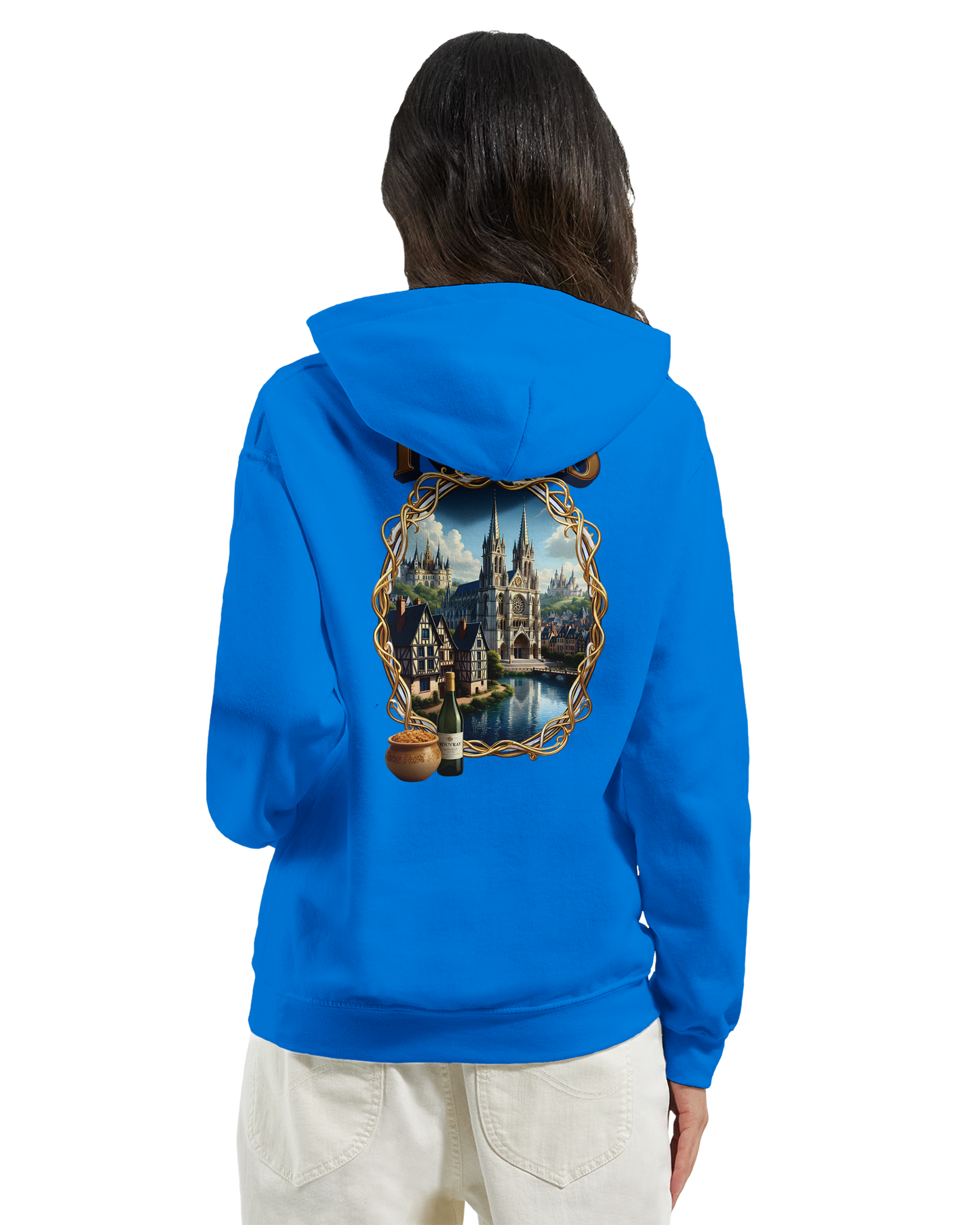 Unisex Tours city of France classic hoodie | Gildan® 18500