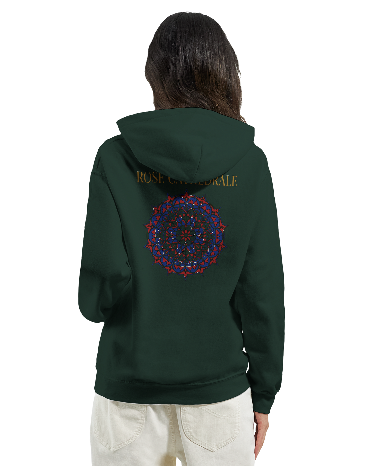 Rosa Kapuzenpullover für Damen Kathedrale Klassisch | Gildan® 18500