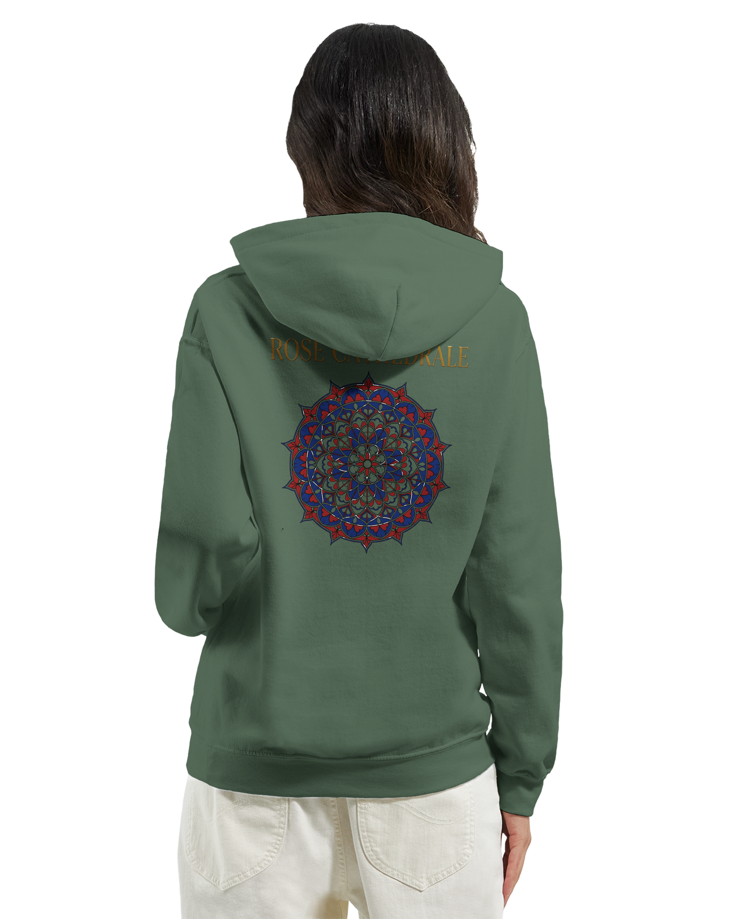 Rosa Kapuzenpullover für Damen Kathedrale Klassisch | Gildan® 18500