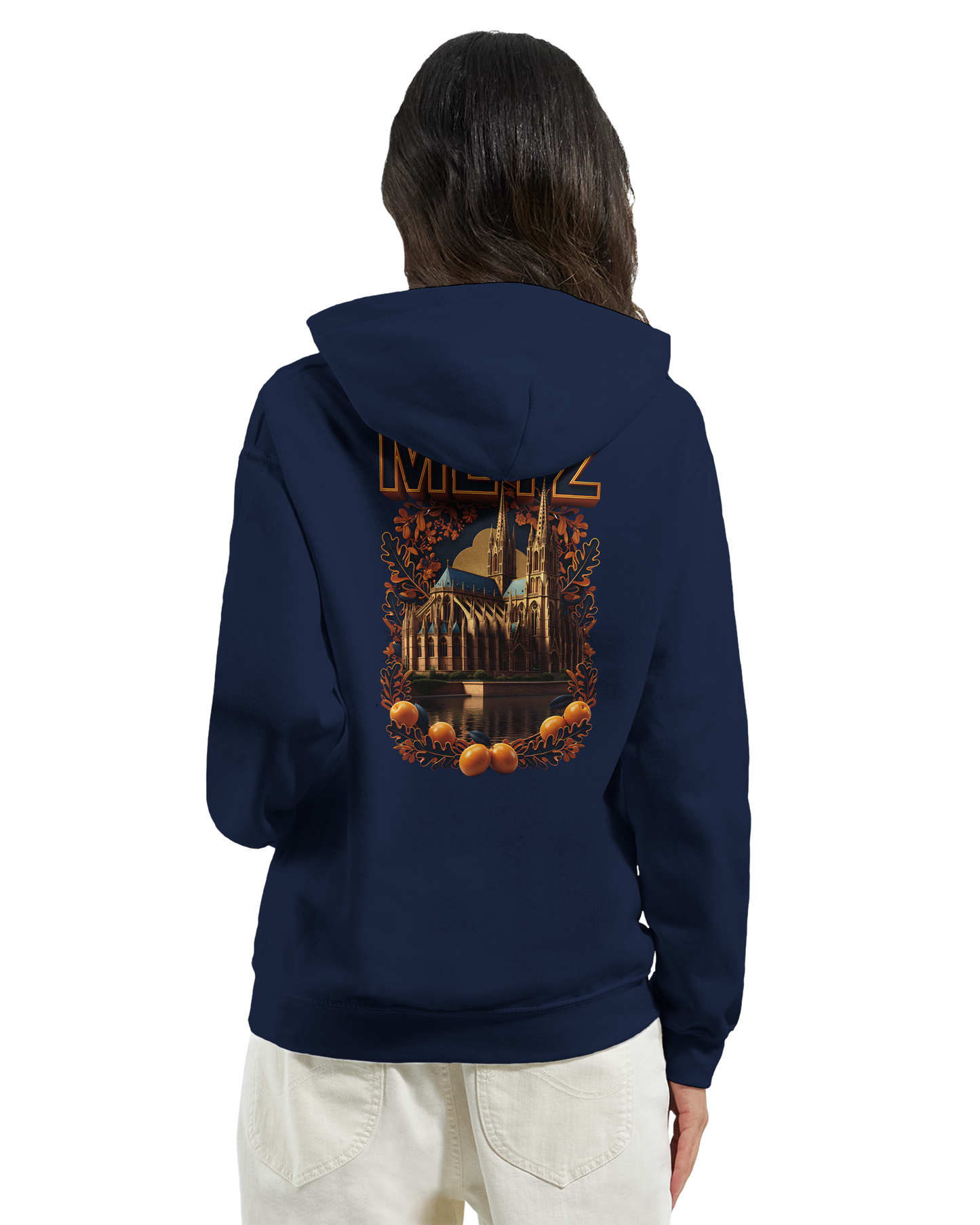 Unisex-Hoodie Metz Stadt Frankreich klassisch | Gildan® 18500