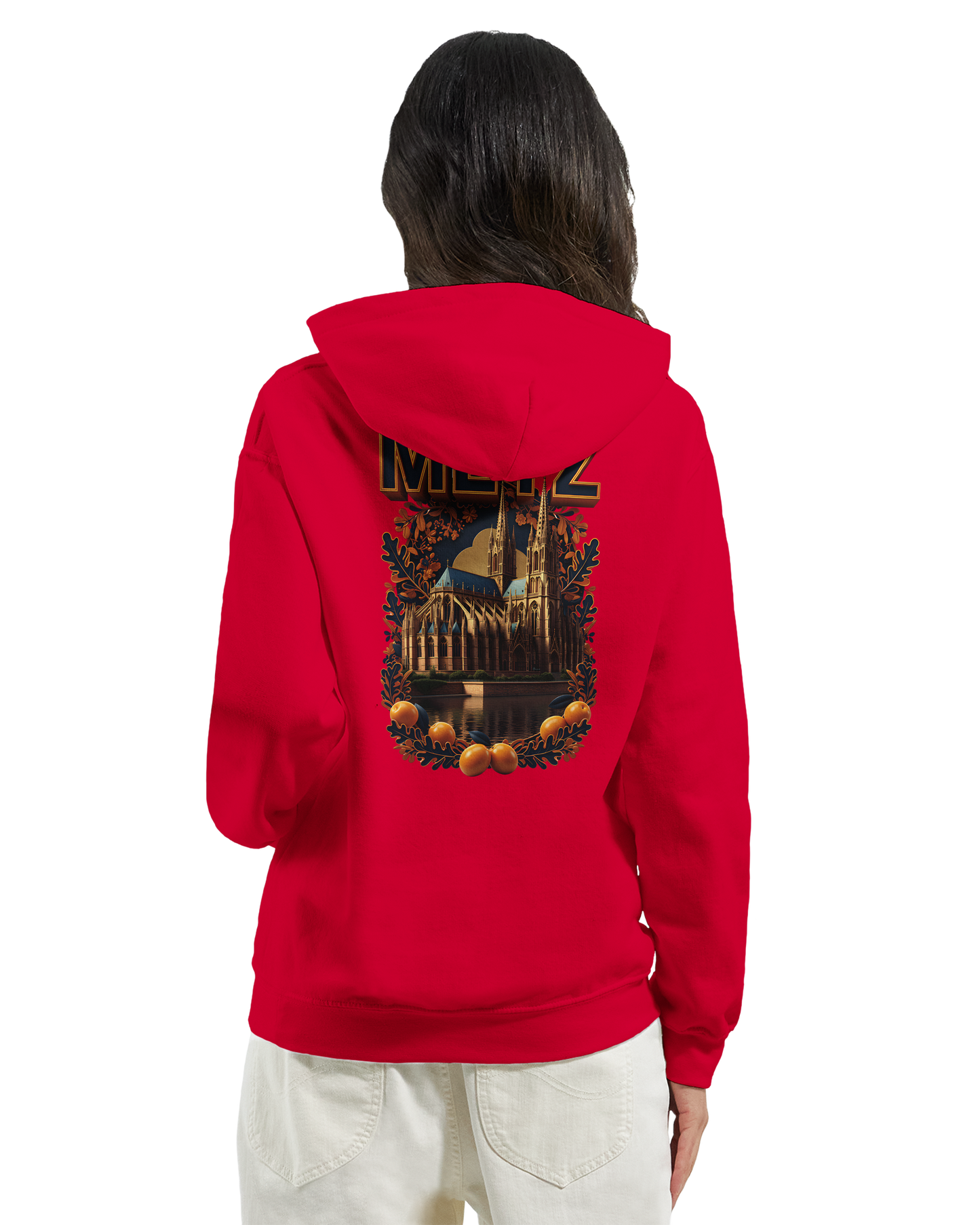 Unisex-Hoodie Metz Stadt Frankreich klassisch | Gildan® 18500