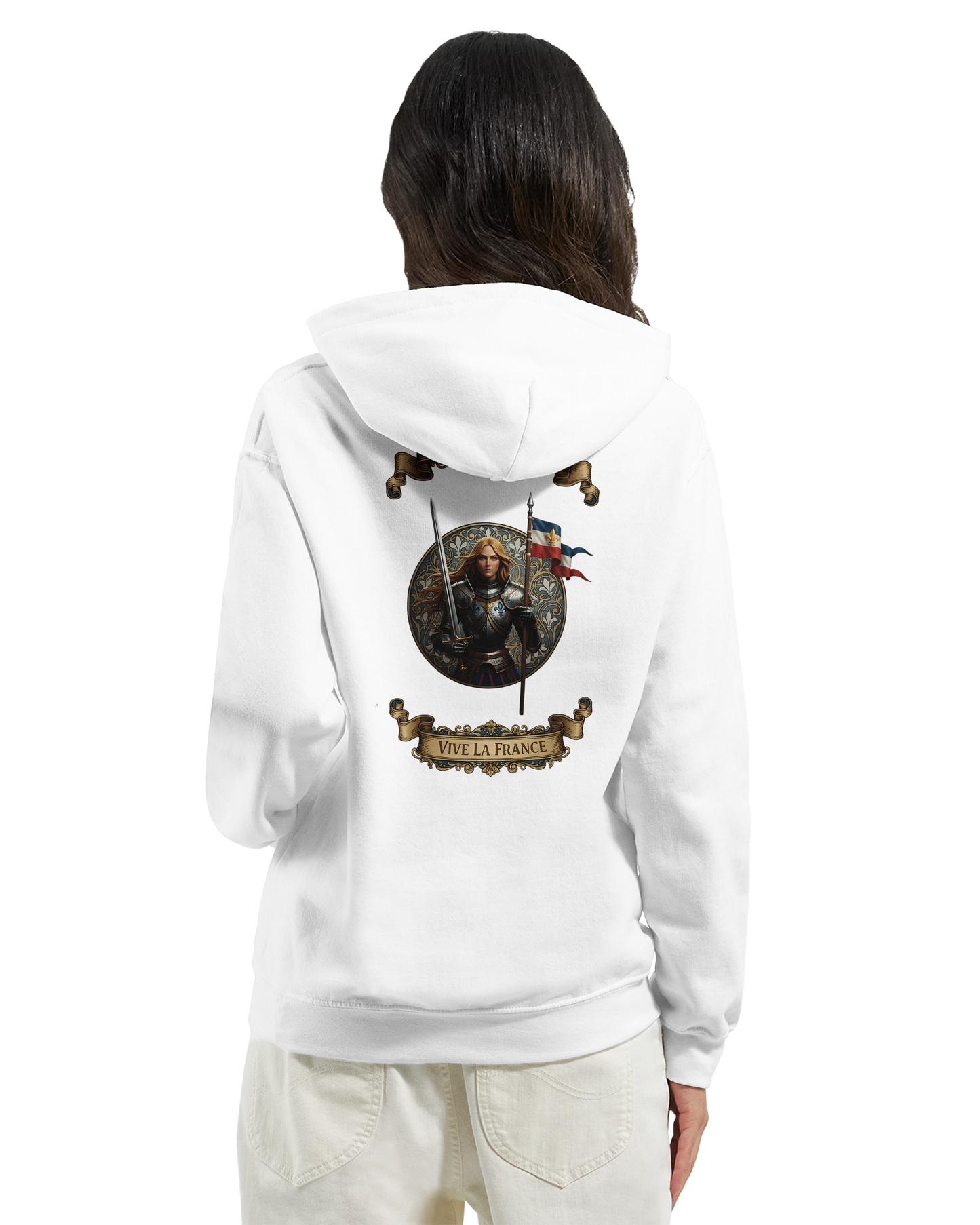Kapuzenpullover für Damen Jeanne d'Arc klassisch | Gildan® 18500
