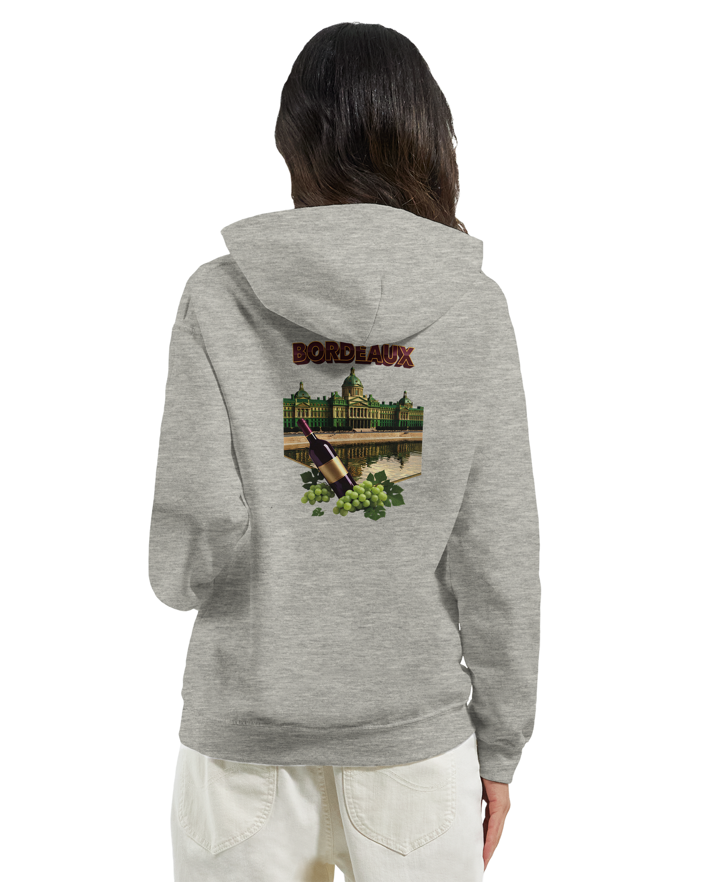 Unisex-Hoodie Bordeaux Stadt Frankreich klassisch | Gildan® 18500
