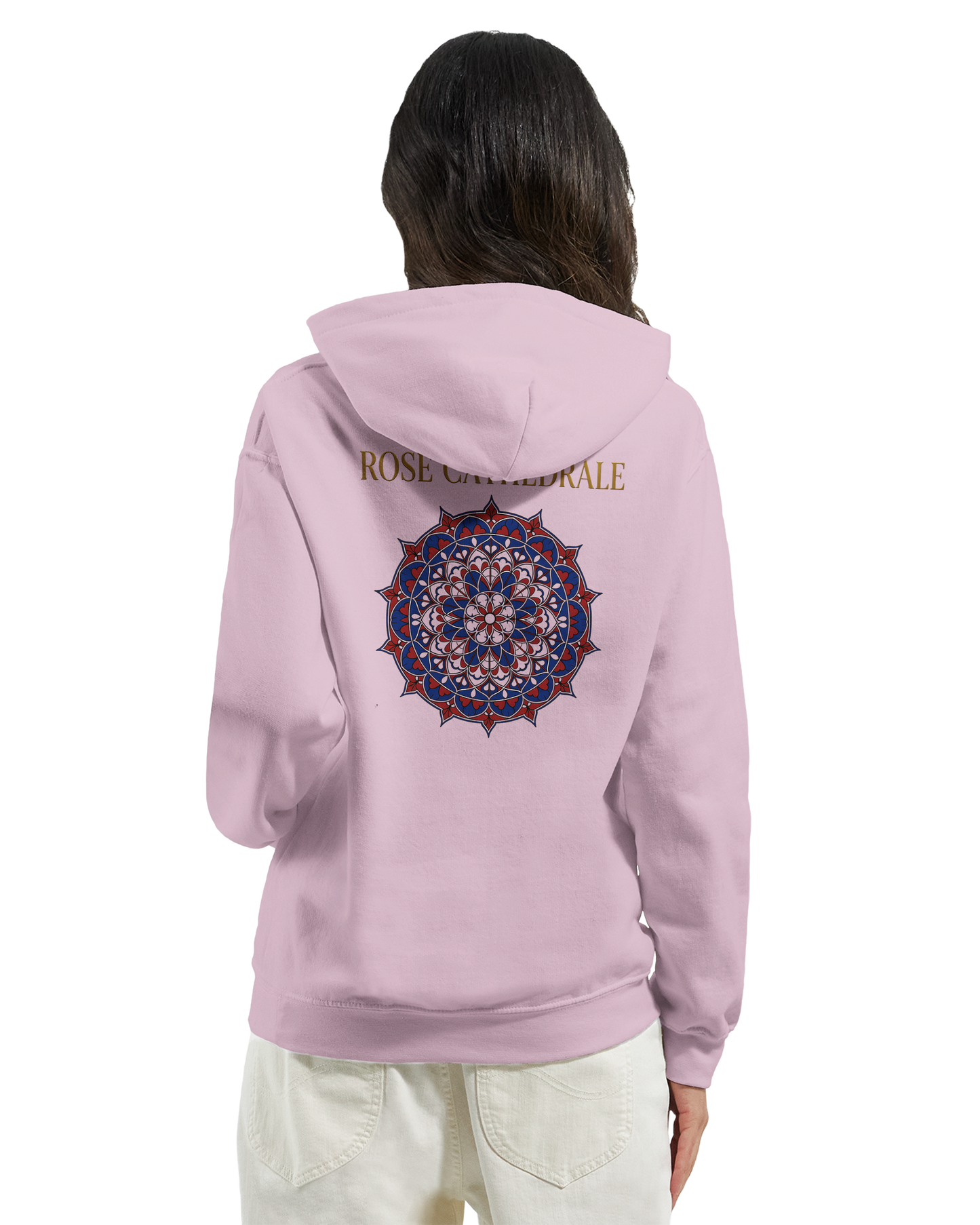 Rosa Kapuzenpullover für Damen Kathedrale Klassisch | Gildan® 18500