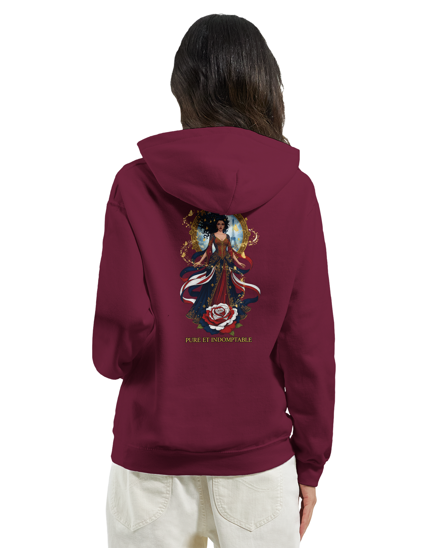 - Kapuzenpullover Damen French Style klassisch l'âme de France | Gildan® 18500