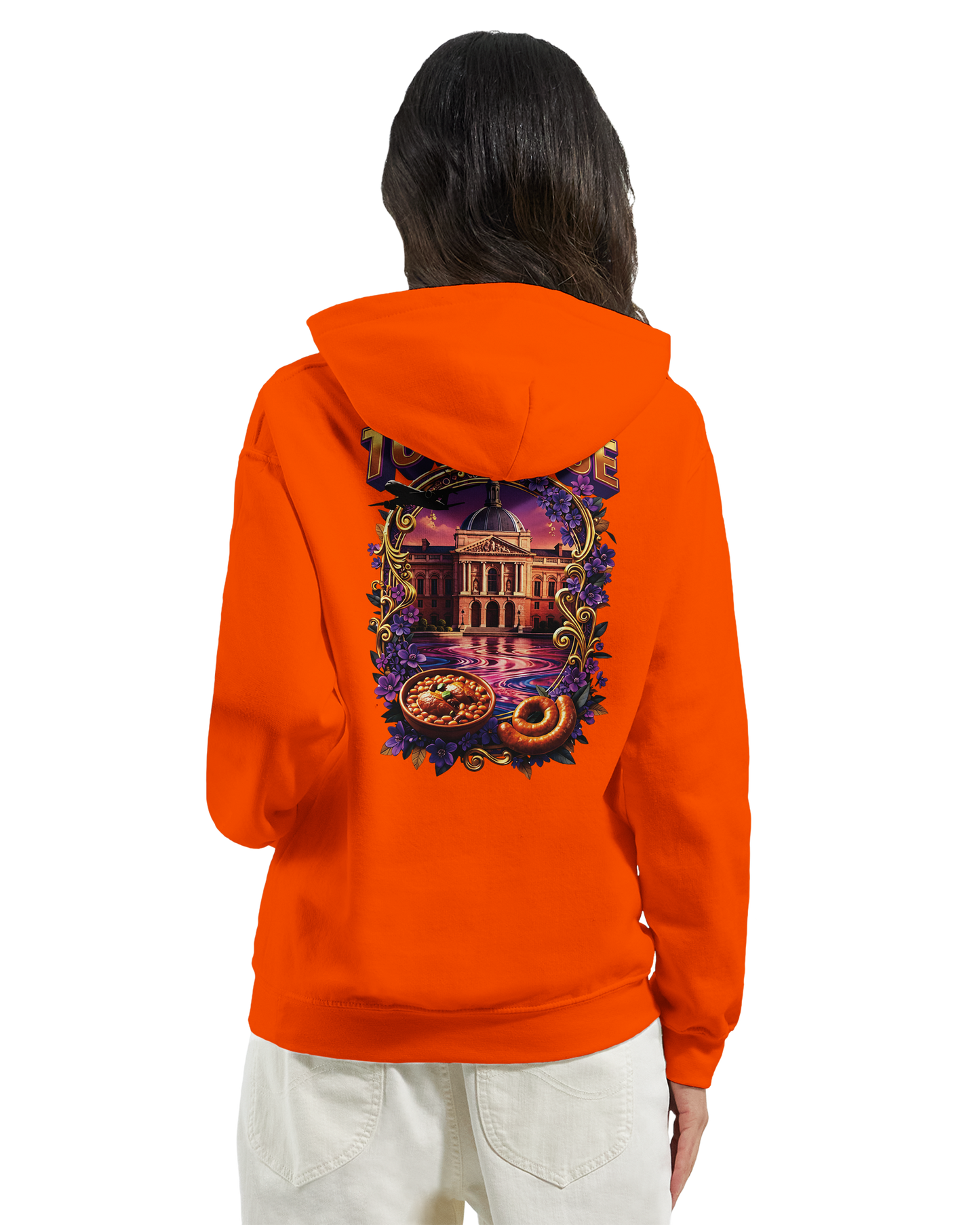 Unisex-Kapuzenpullover Toulouse Stadt Frankreich klassisch | Gildan® 18500